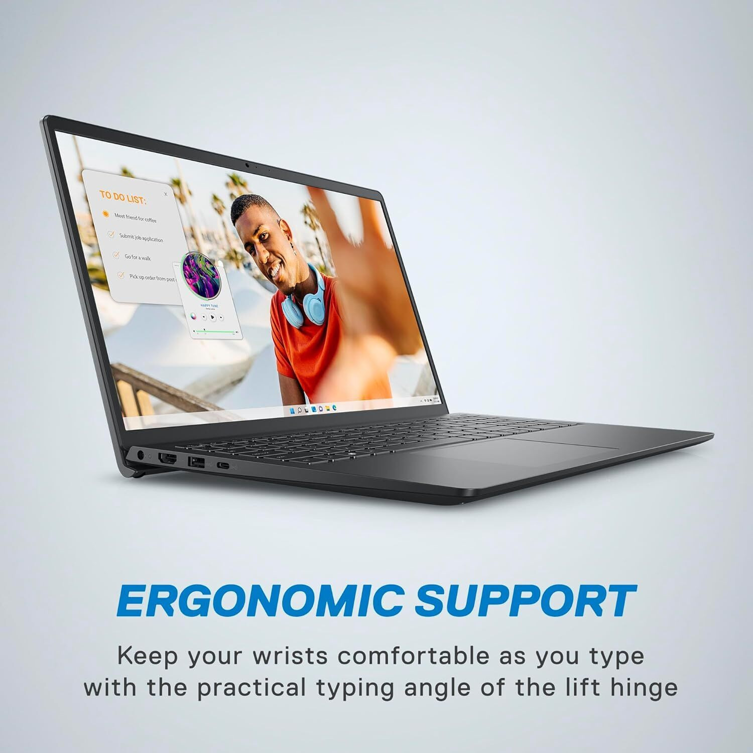 Image of DELL Inspiron 3535 AMD Ryzen 5 Quad Core 7520U - (8 GB /512 GB SSD /Windows 11 Home) Inspiron 3535 Thin and Light Laptop