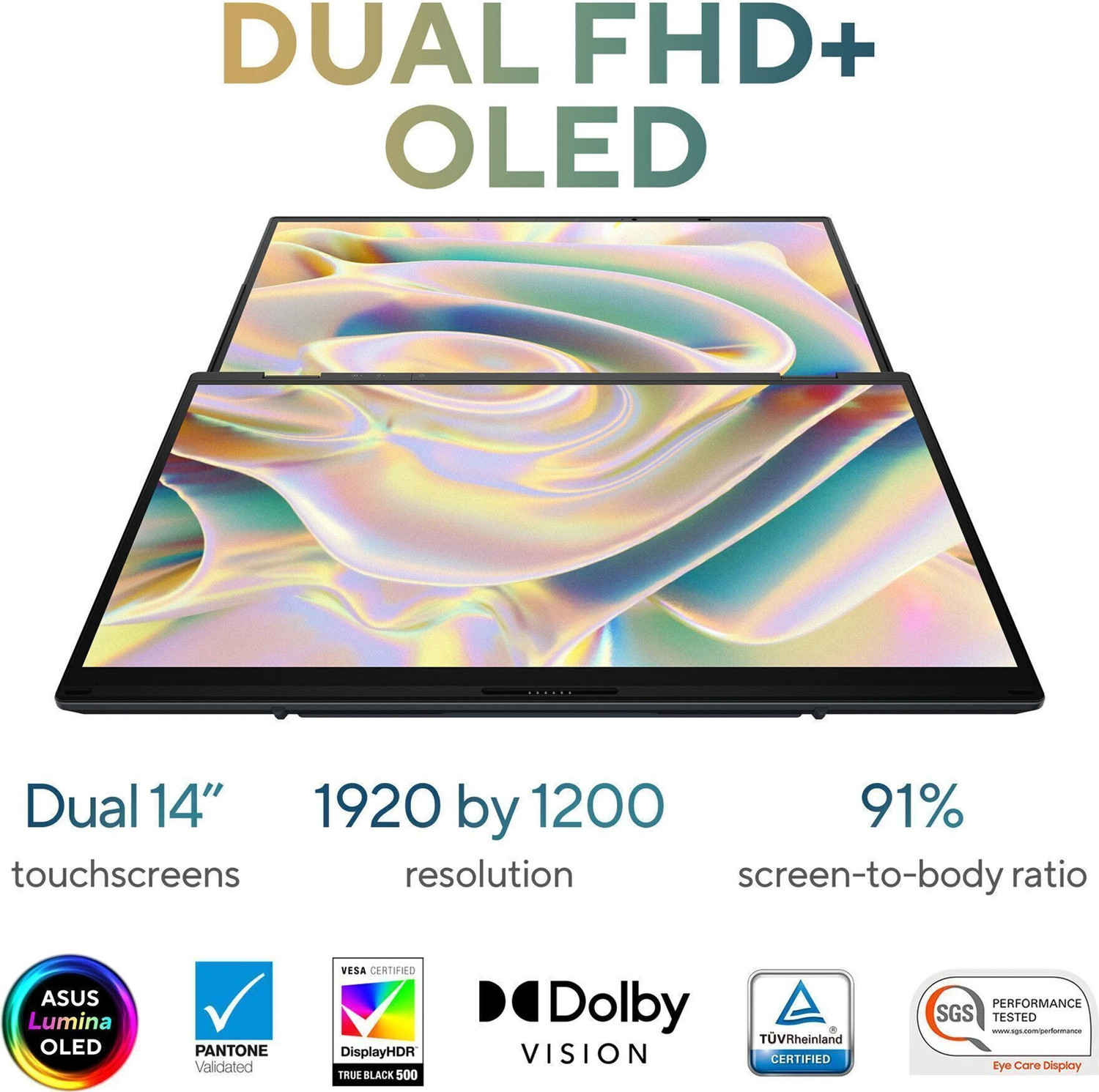 Image of ASUS Intel Core Ultra 7 Processor 255H Intel Core Ultra 7 2nd Gen - (32 GB /1 TB SSD /Windows 11 Home /16 GB Graphics) UX8406CA-QL297WS Laptop