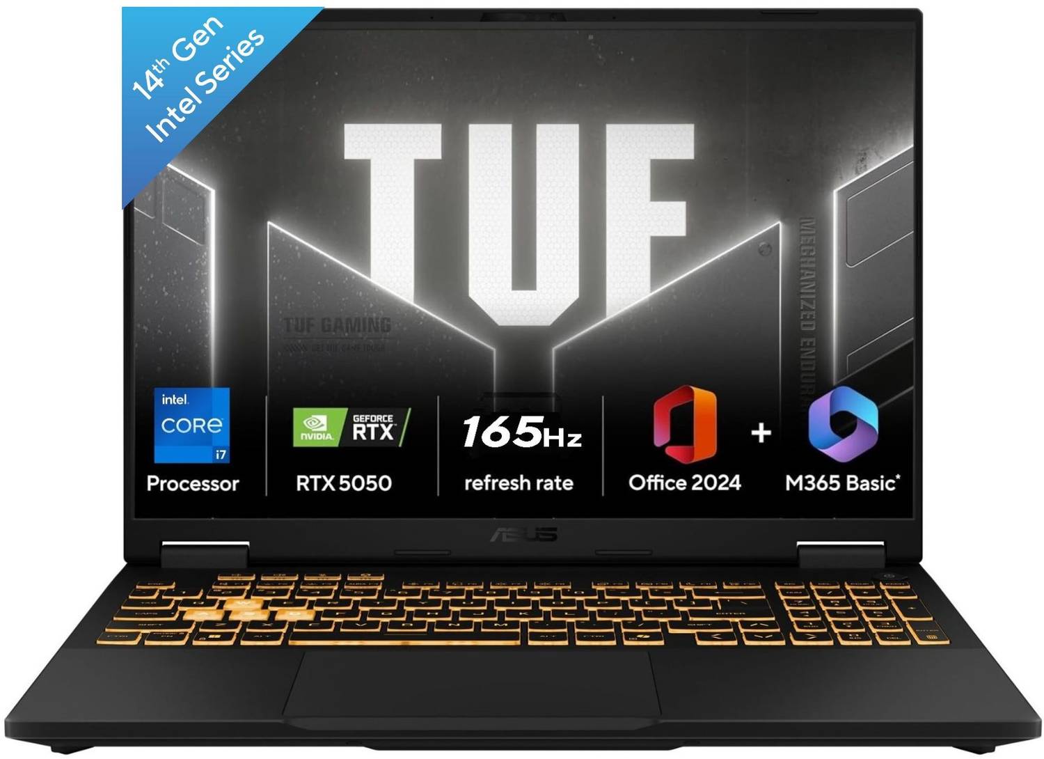 ASUS TUF Gaming F16 (2025) with Office 2024 + M365 Basic* Intel