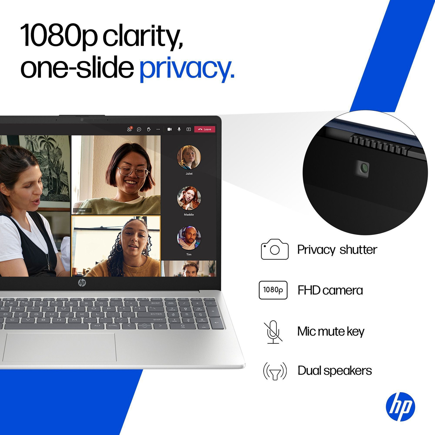Image of HP Intel Core i5 13th Gen 1334U - (12 GB /512 GB SSD /Windows 11 Home) 15-fd0575TU Thin and Light Laptop