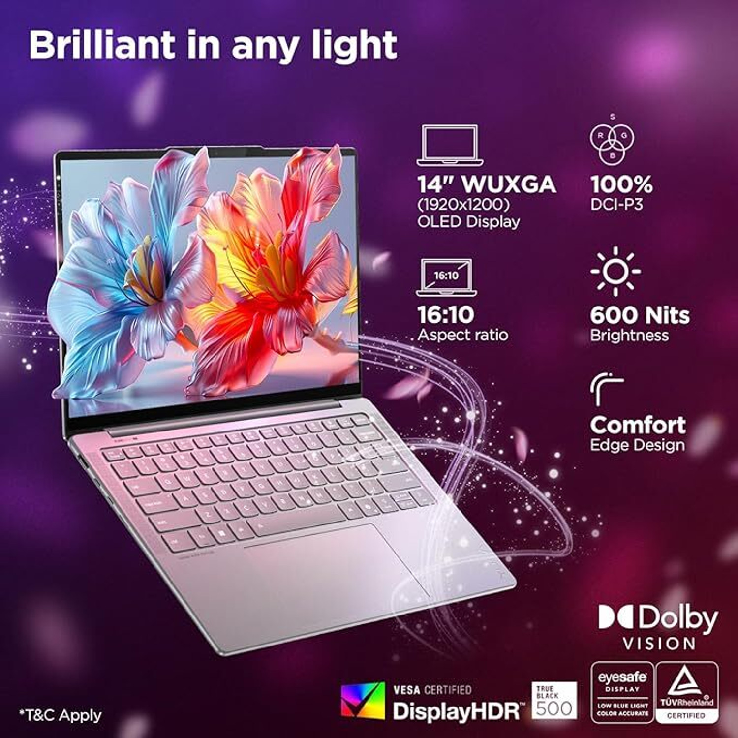 Image of Lenovo MediaTek Core Ultra 7 13th Gen - (32 GB /1 TB SSD /32 GB EMMC Storage /macOS Ventura) 83JX001MIN Laptop