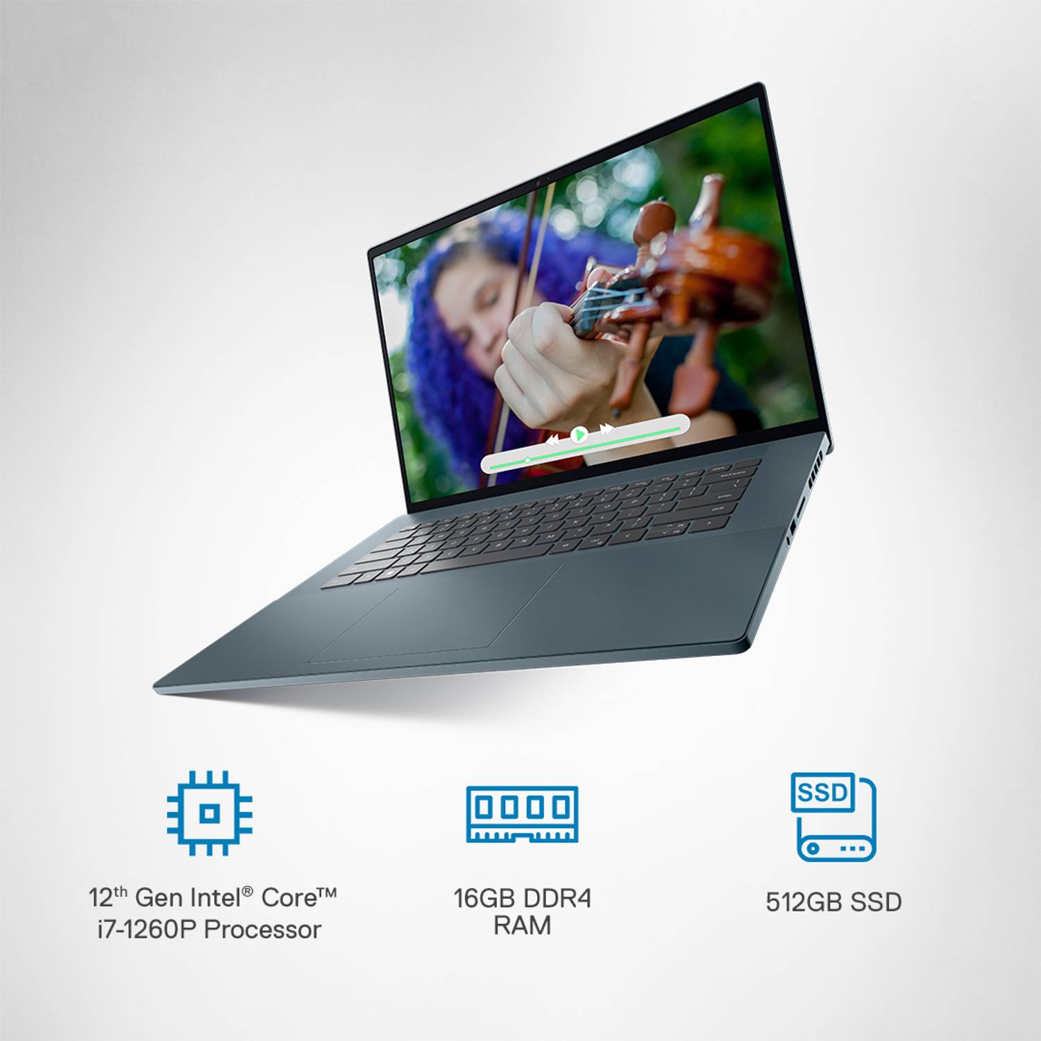 DELL Intel Core i7 12th Gen 1260P - (16 GB/512 GB SSD/Windows 11