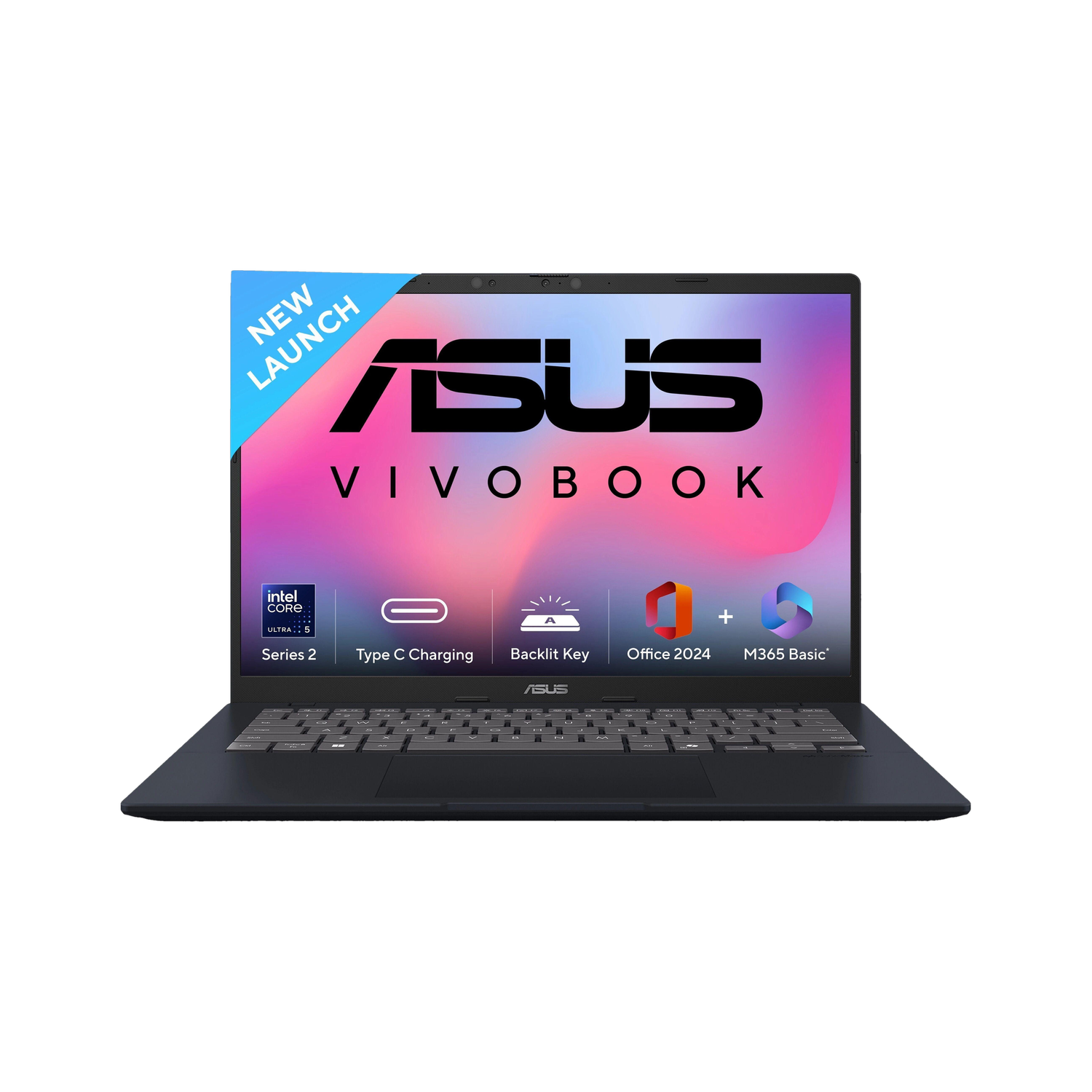 ASUS Vivobook 14 (2025) with Office 2024 + M365 Basic*, AI PC, Ba... more