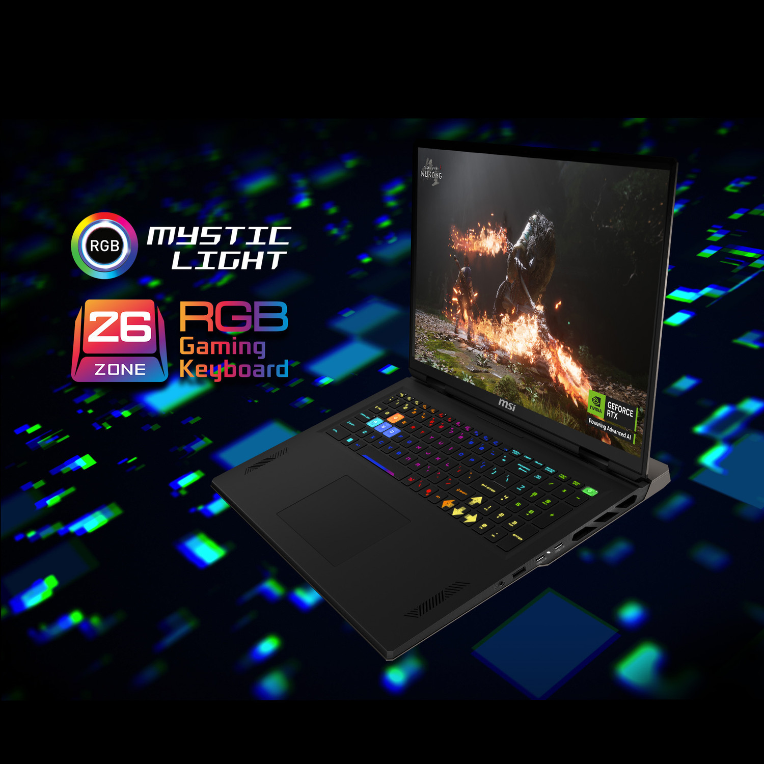 Image of MSI Vector A18 HX AMD Ryzen 9 16 Core 9955HX - (32 GB /2 TB SSD /Windows 11 Home /12 GB Graphics /NVIDIA GeForce RTX 5070 Ti /240 Hz) Vector A18 HX A9WHG-033IN Gaming Laptop