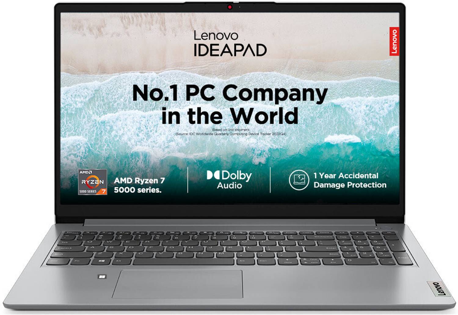 Lenovo IdeaPad 1 AMD Ryzen 7 Octa Core 5700U - (16 GB/512 GB SSD