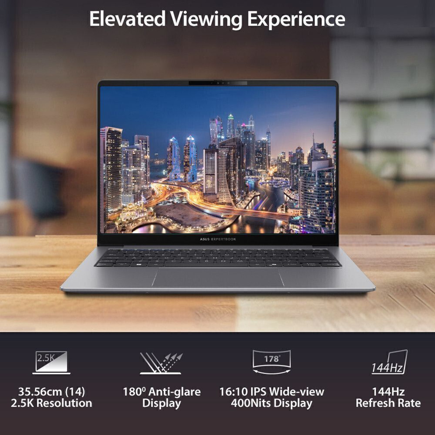 Image of ASUS Expertbook P5 full metal AI PC with 1 Yr ADP Intel Core Ultra 7 258V - (32 GB /1 TB SSD /Windows 11 Home) P5405CSA-NZ0215WS Thin and Light Laptop