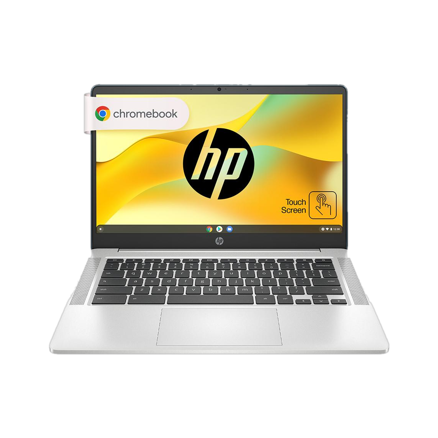 HP Chromebook Intel Celeron N4120 4GB 64GB Silver - Image 1