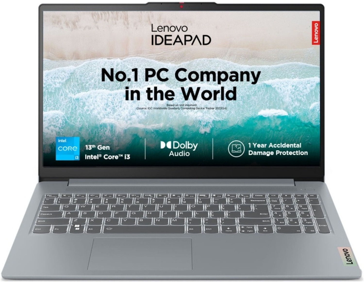 Image of Lenovo IdeaPad Slim 3 Intel Core i3 13th Gen 1315U - (8 GB /512 GB SSD /Windows 11 Home) IdeaPad Slim 3 15IRU8 Thin and Light Laptop