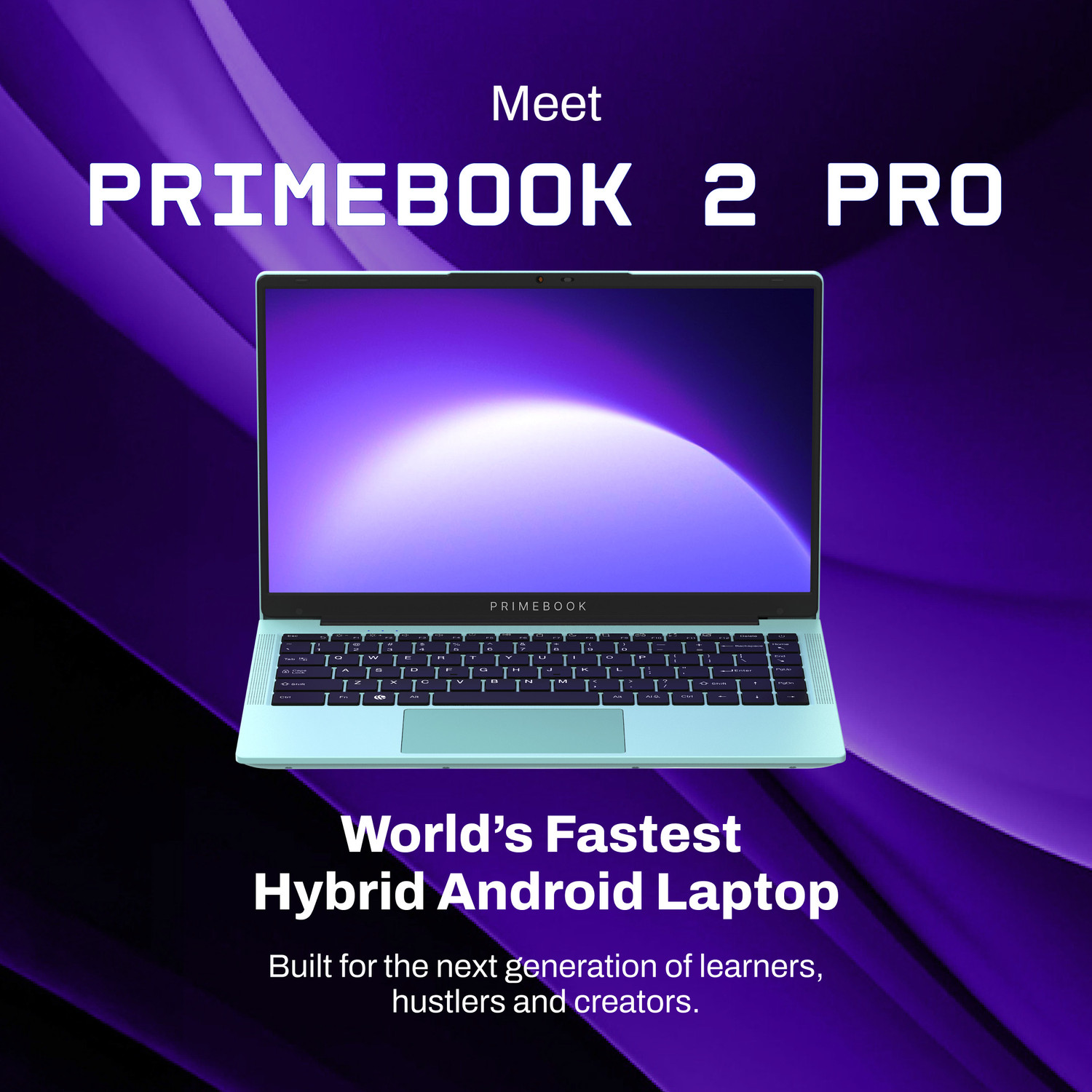 Image of Primebook 2 Pro (2025) in-Built AI MediaTek Helio G99 (MT8781) - (8 GB /128 GB /Android 15) PBG9914128#317U Laptop