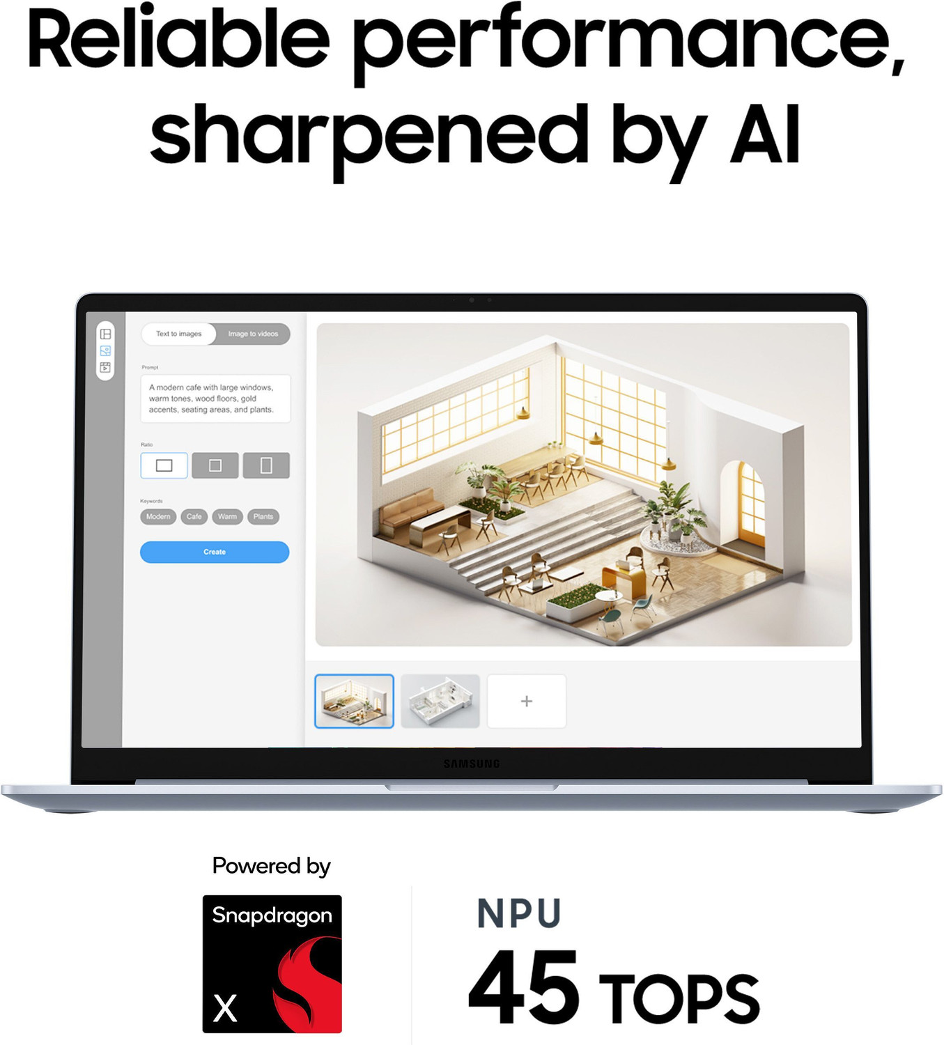 Image of Samsung Galaxy Book4 Edge Series Copilot AI-PC Full Metal Chasis Snapdragon X - (16 GB /512 GB SSD /Windows 11 Home) NP750XQB-KA1IN Thin and Light Laptop