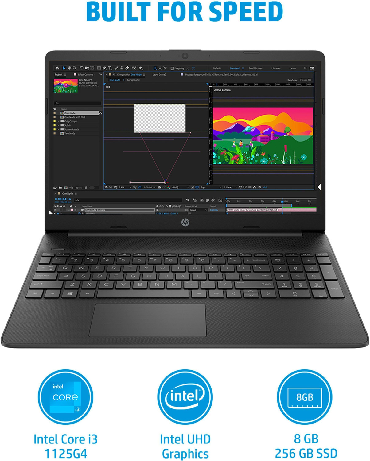 Image of HP 15s Intel Core i3 11th Gen 1125G4 - (8 GB /256 GB SSD /Windows 11 Home) 15s-fq2626TU Thin and Light Laptop