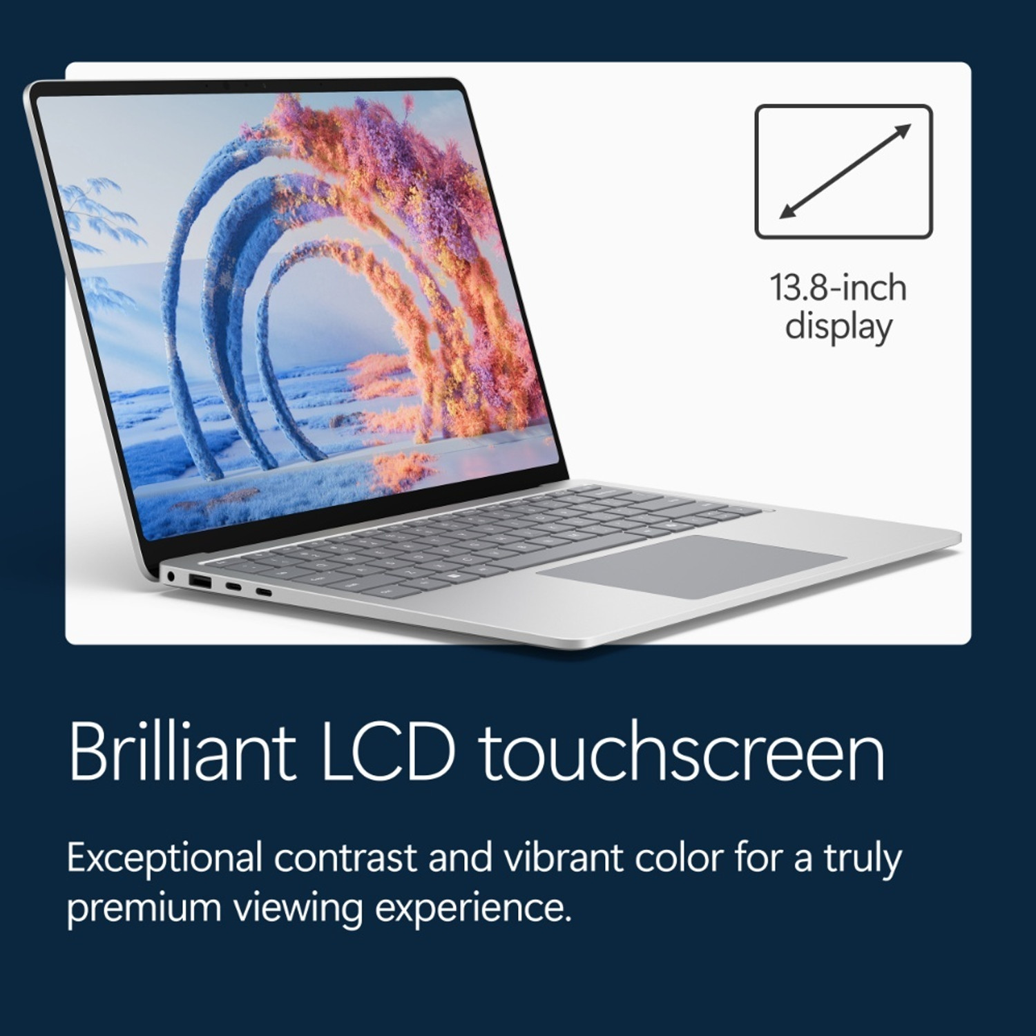 Image of MICROSOFT Surface Laptop 13.8 Inch Snapdragon X2 Elite - (16 GB /512 GB SSD /Windows 11 Home) EP2-59484 Laptop
