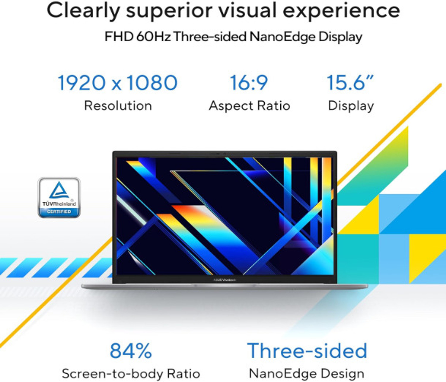 Image of ASUS Vivobook 15 Intel Core i3 13th Gen 1315U - (8 GB /512 GB SSD /Windows 11 Home) X1504VA-NJ3320WS Thin and Light Laptop