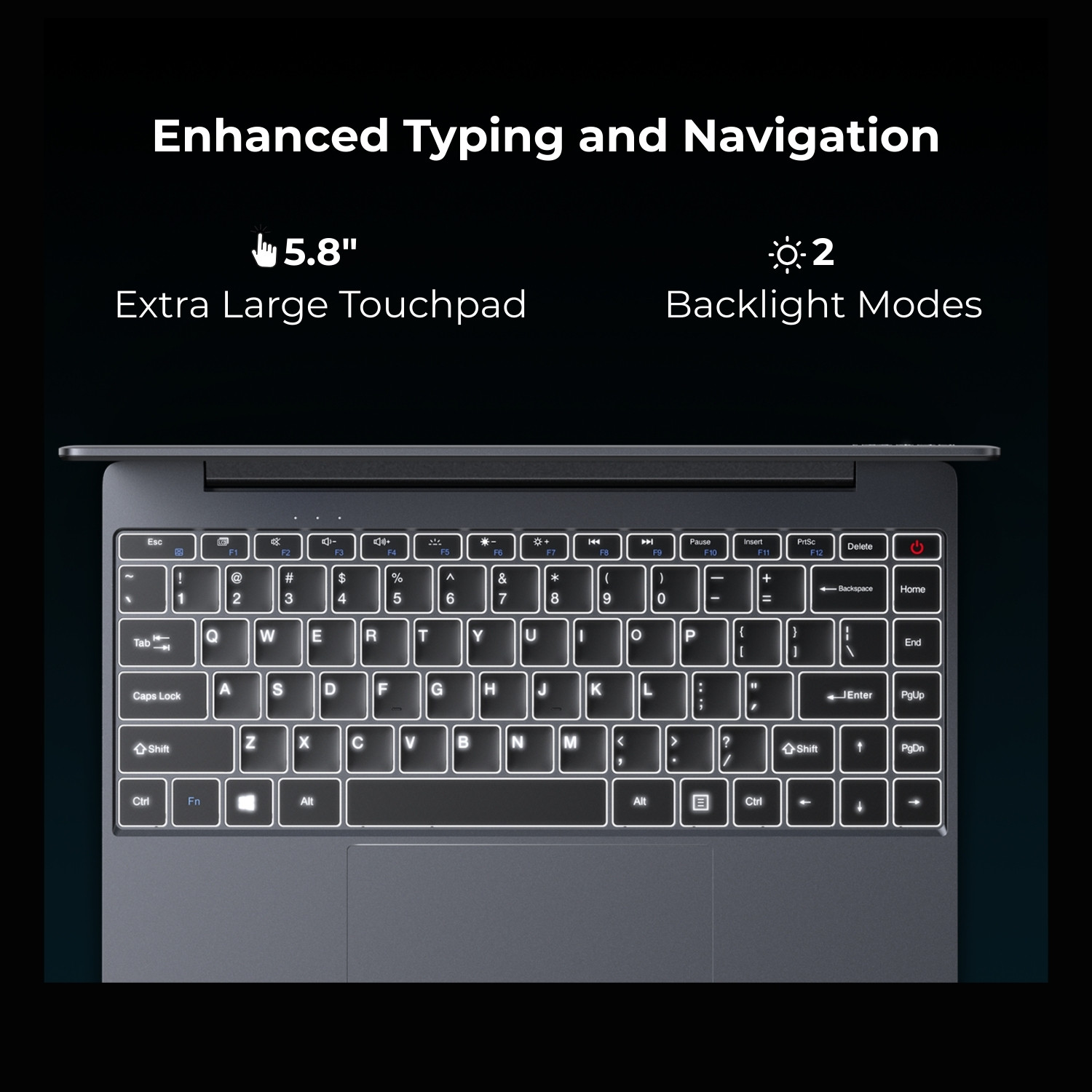 Image of CHUWI AMD Ryzen 5 7430U - (16 GB /512 GB SSD /Windows 11 Home) CoreBook X R5 Laptop (14.1 Inch, Gray, 1.4 kg)