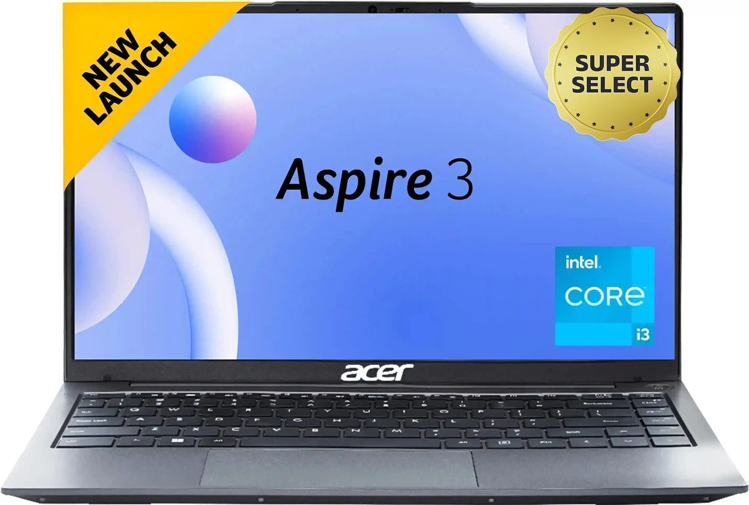 Image of Acer Aspire 3 Intel Core i3 12th Gen - (8 GB /512 GB SSD /Windows 11 Home) A324-51 Thin and Light Laptop