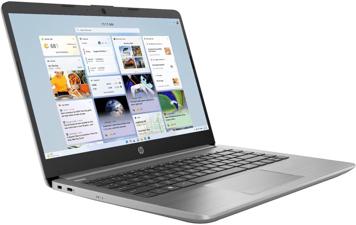 Image of HP 14 G9 (2025) AMD Ryzen 3 Dual Core 3250U - (8 GB /512 GB SSD /Windows 11 Pro) 14 G9 Thin and Light Laptop