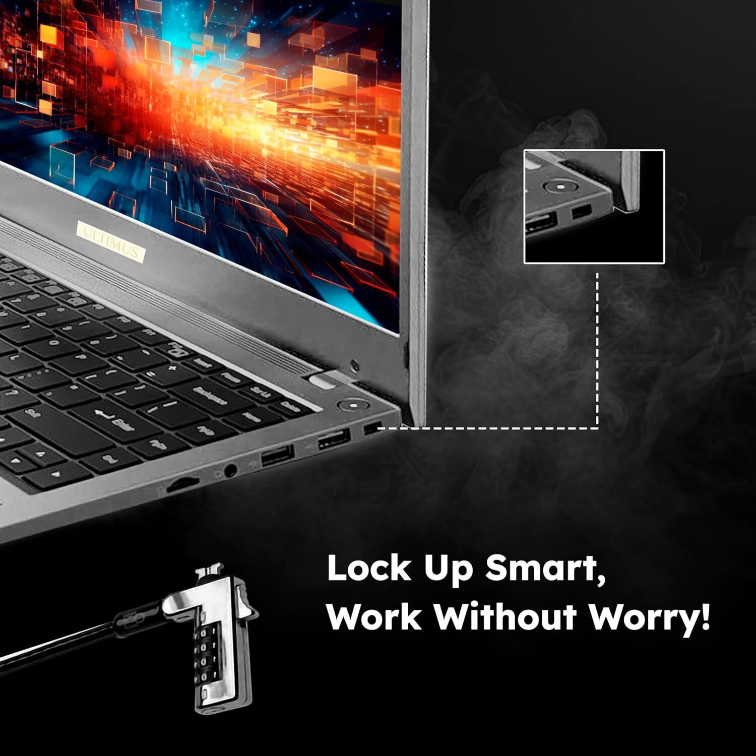 Image of Ultimus APEX 5 Intel Core i5 12th Gen 1235U - (8 GB /512 GB SSD /Windows 11 Home) NU14U3INF66BY-CS Laptop