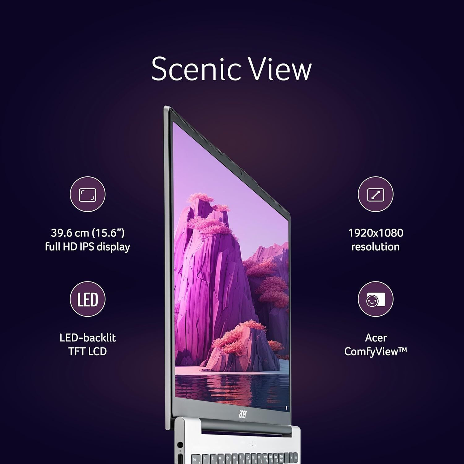 Image of Acer Intel Core i5 13th Gen - (16 GB /512 GB SSD /Windows 11 Home) UN.34ESI.00K Laptop