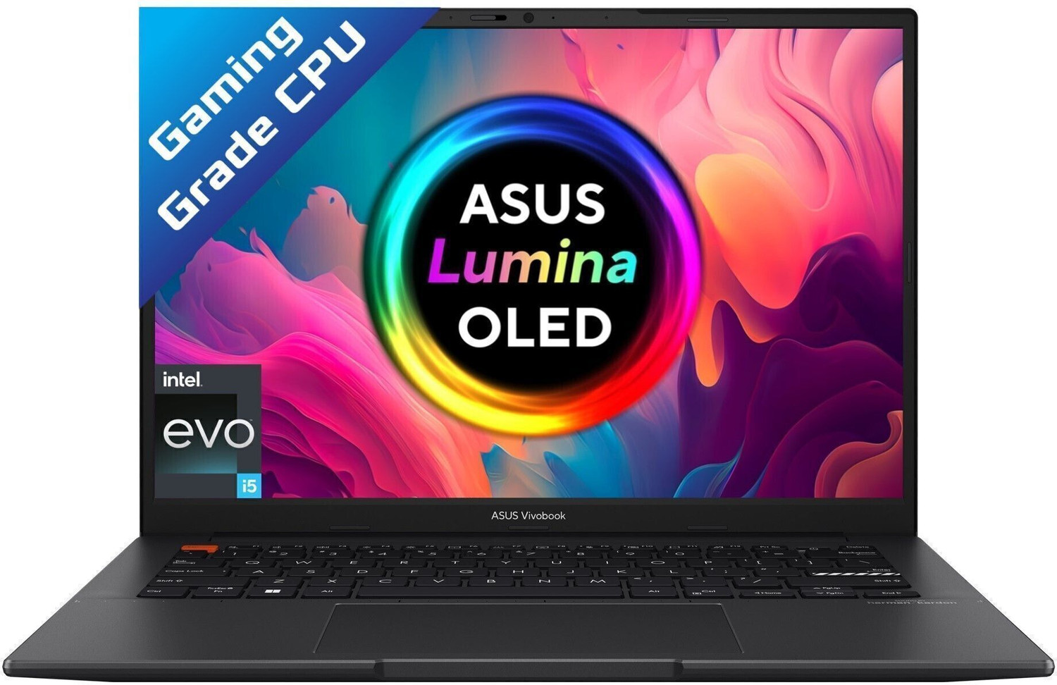 Image of ASUS Vivobook S14 OLED Intel EVO H-Series Intel Core i5 12th Gen 12500H - (16 GB /512 GB SSD /Windows 11 Home) S3402ZA-KM502WS Thin and Light Laptop