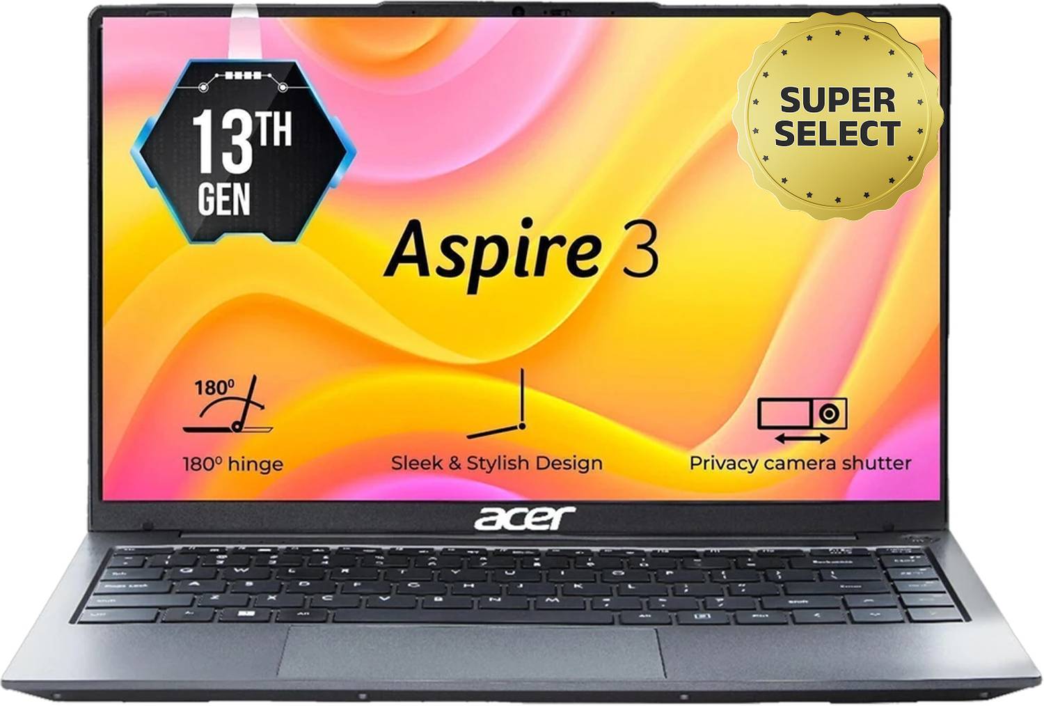 Acer Aspire 3 Intel Core i3 13th Gen 1305U - (8 GB/512 GB SSD/Windows 11 Home) A324-53 Thin and Light Laptop
