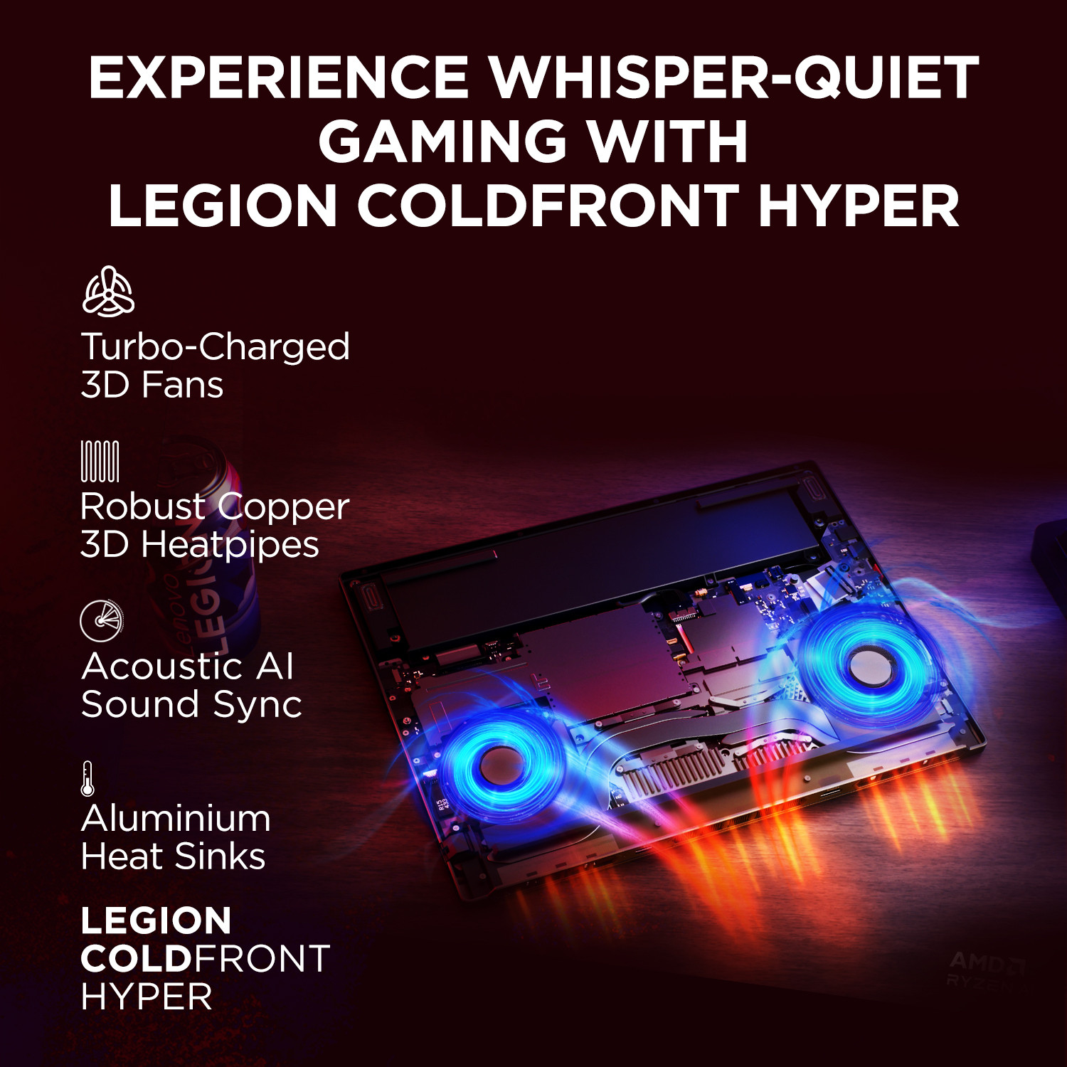 Image of Lenovo Legion 5 2025 AMD Ryzen 7 Octa Core 260 - (16 GB /1 TB SSD /Windows 11 Home /8 GB Graphics /NVIDIA GeForce RTX 5060 /165 Hz) Legion 5 15AHP10 Gaming Laptop