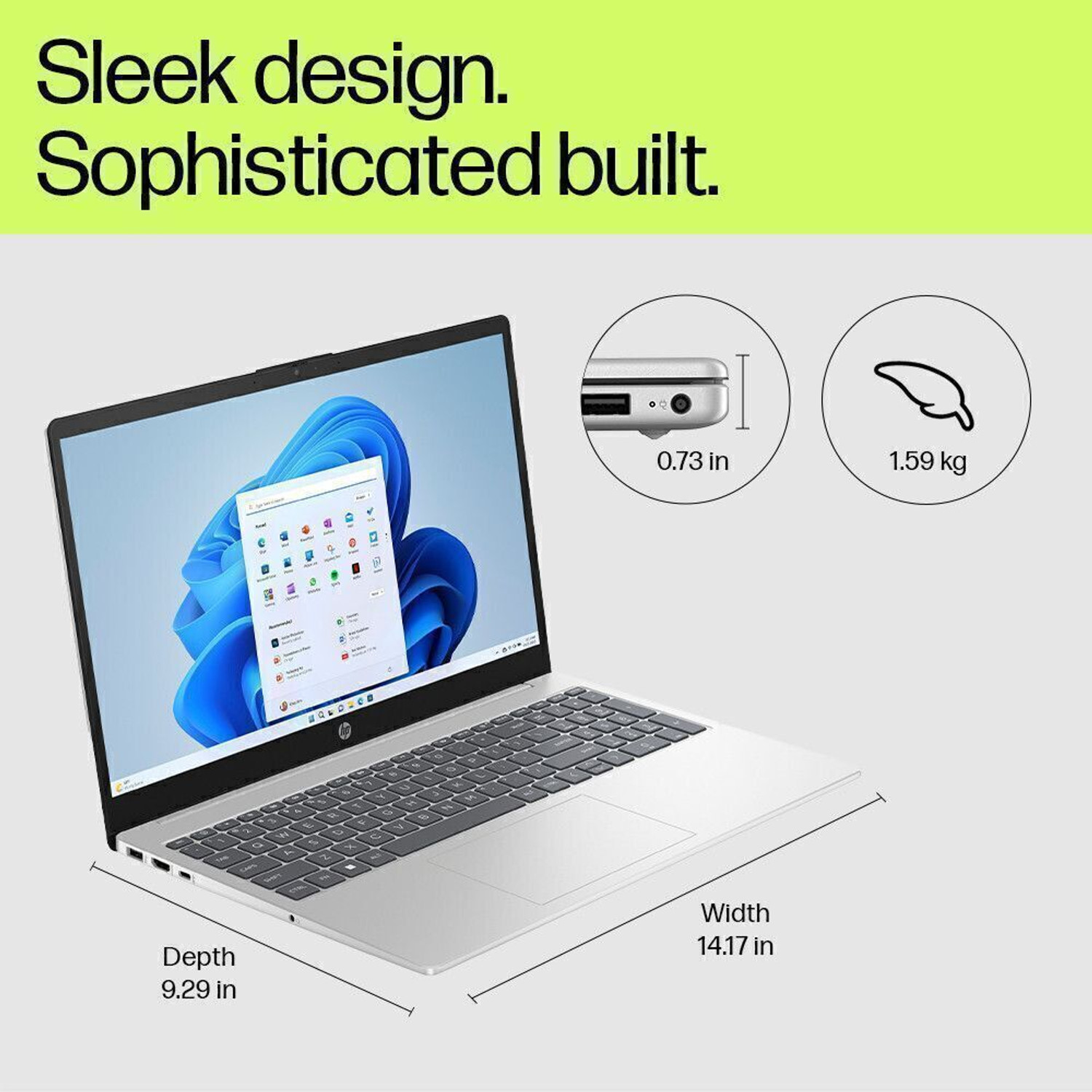 Image of HP Intel Core i5 13th Gen 1334U - (16 GB /512 GB SSD /Windows 11 Home) 15-fd0221TU Thin and Light Laptop