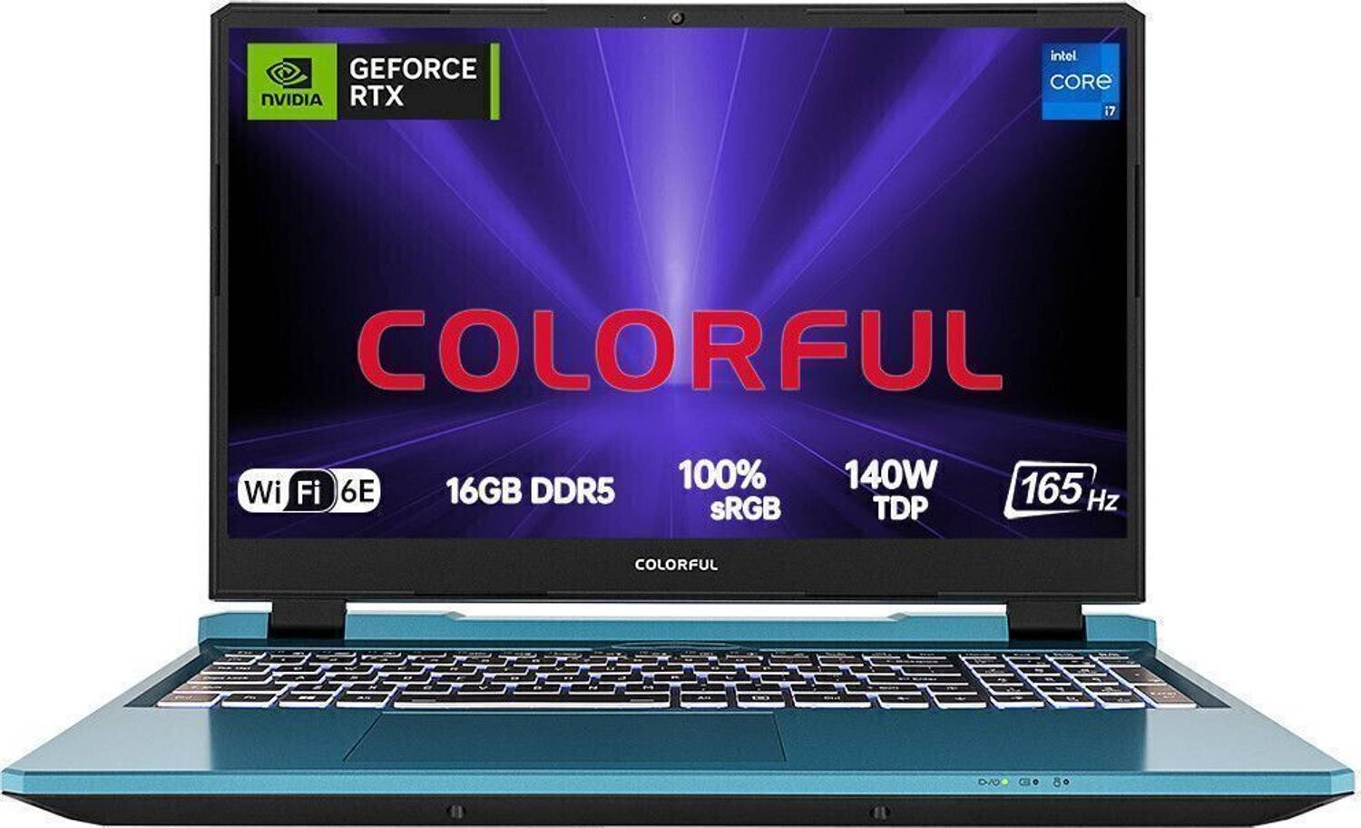 Core i7★16GBノートパソコン★Win11PC★カメラ&Blu-ray Colorful P15 Intel Core i7 12th Gen 12650H - (16 GB/512 GB SSD