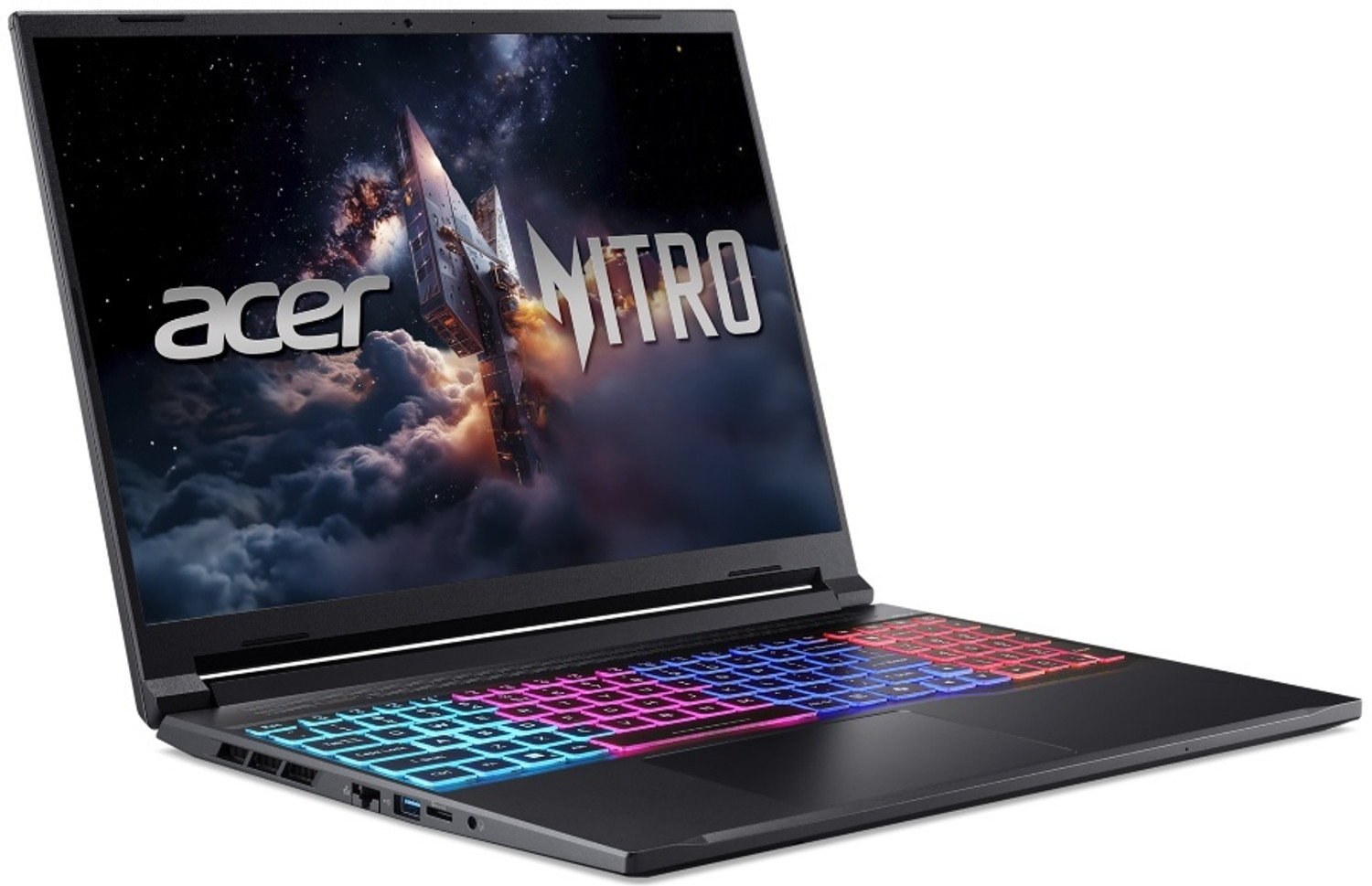 Image of Acer Nitro V 16S AI AMD Ryzen 7 Octa Core - (16 GB /1 TB SSD /Windows 11 Home /8 GB Graphics /NVIDIA GeForce RTX 5050) ANV16S-41 Gaming Laptop