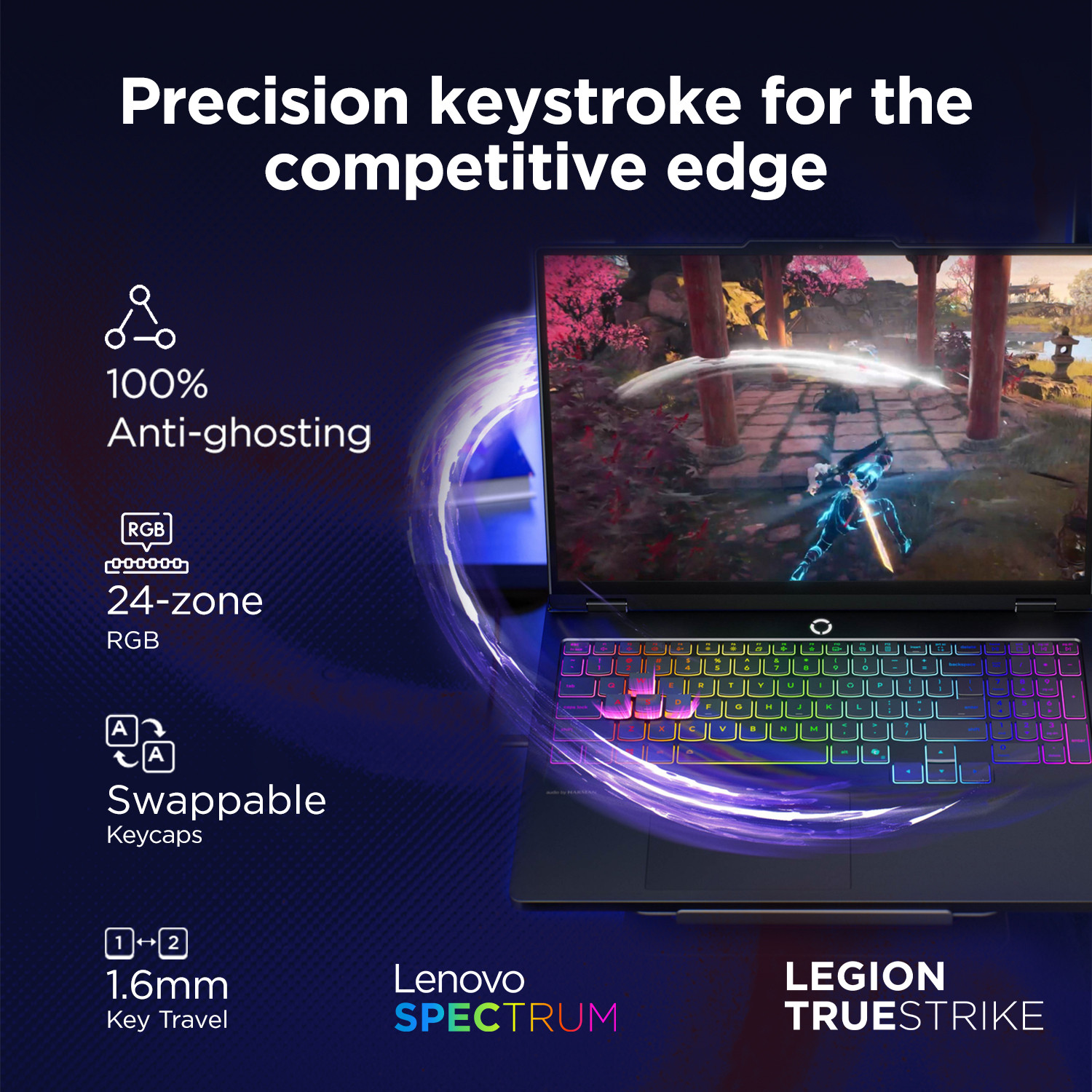 Image of Lenovo Legion Pro 5 WUXGA IPS Intel Core i9 14900HX - (32 GB /1 TB SSD /Windows 11 Home /8 GB Graphics /NVIDIA GeForce RTX 5070) Legion Pro 5 16IRX10 Gaming Laptop
