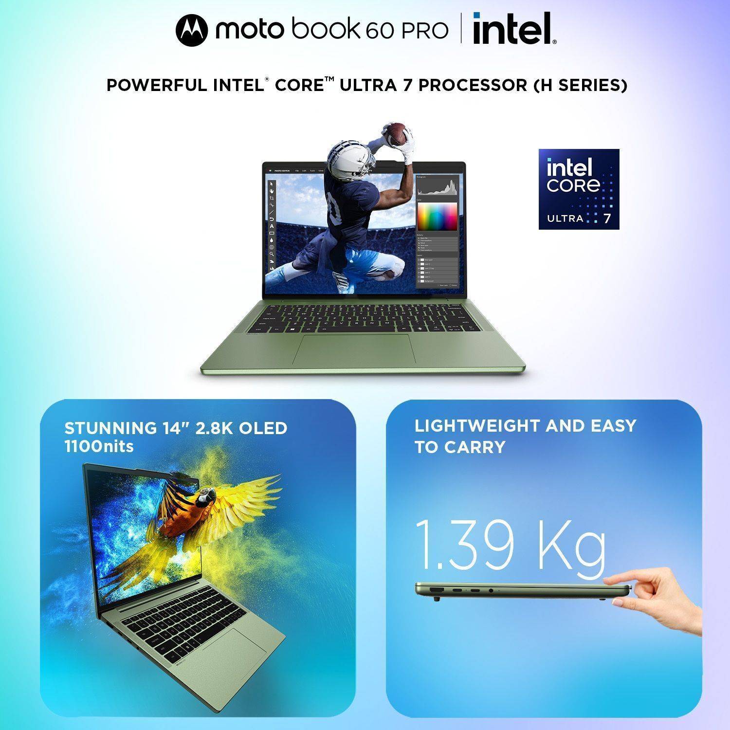MOTOROLA Motobook 60 Pro 14IAH10 Laptop - Image 2