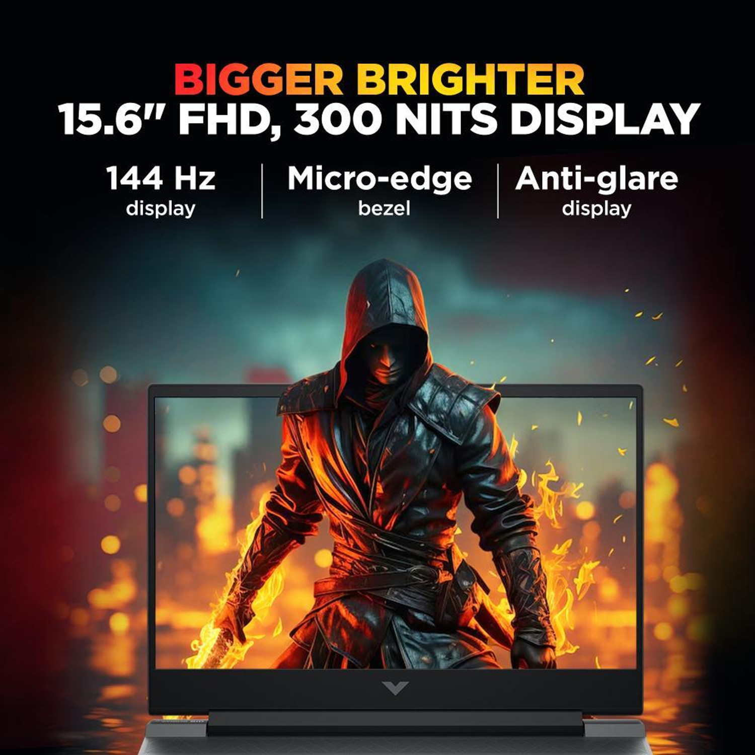 Image of HP Victus Intel Core 7 230H - (16 GB /512 GB SSD /Windows 11 Home /6 GB Graphics /NVIDIA GeForce RTX 3050) 15-fa3006TX Gaming Laptop