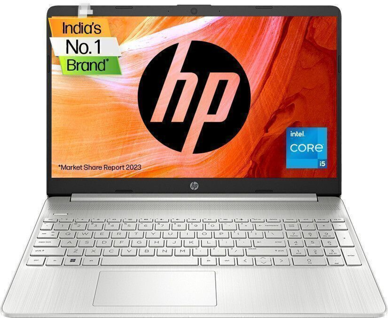 Image of HP 15s Intel Core i5 12th Gen 1235U - (8 GB /512 GB SSD /Windows 11 Home) 15s-fq5111TU Thin and Light Laptop