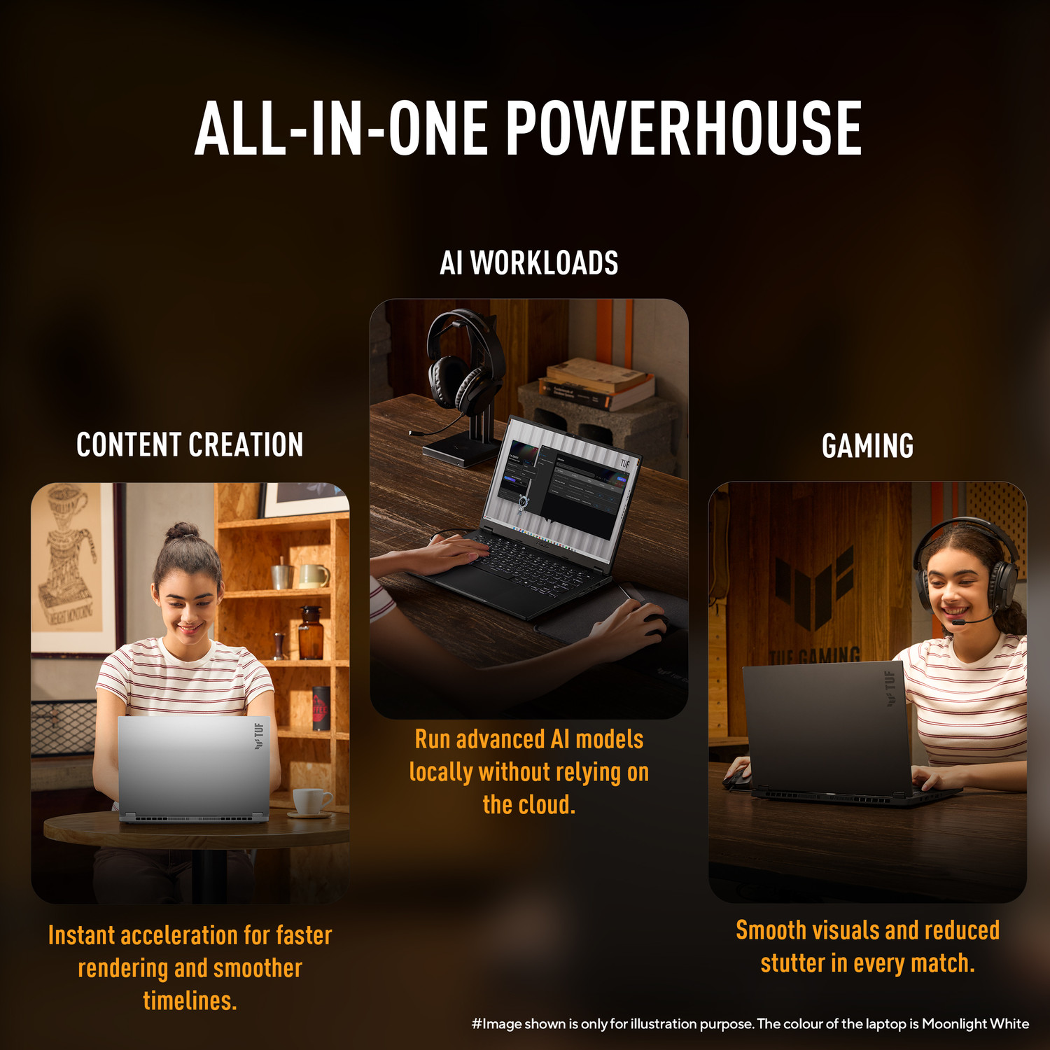 Image of ASUS TUF Gaming A14 (2026) with Office 2024 + M365 Basic, AI PC NPU upto 50TOPS AMD Ryzen AI Max+ - (32 GB /1 TB SSD /Windows 11 Home /AMD Radeon 8060S /165 Hz) FA401EA-RG019WS Gaming Laptop