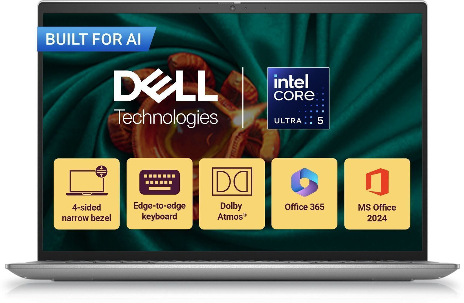 Image of DELL Inspiron Intel Core Ultra 5 125H - (16 GB /512 GB SSD /Windows 11 Home) 5330 Thin and Light Laptop