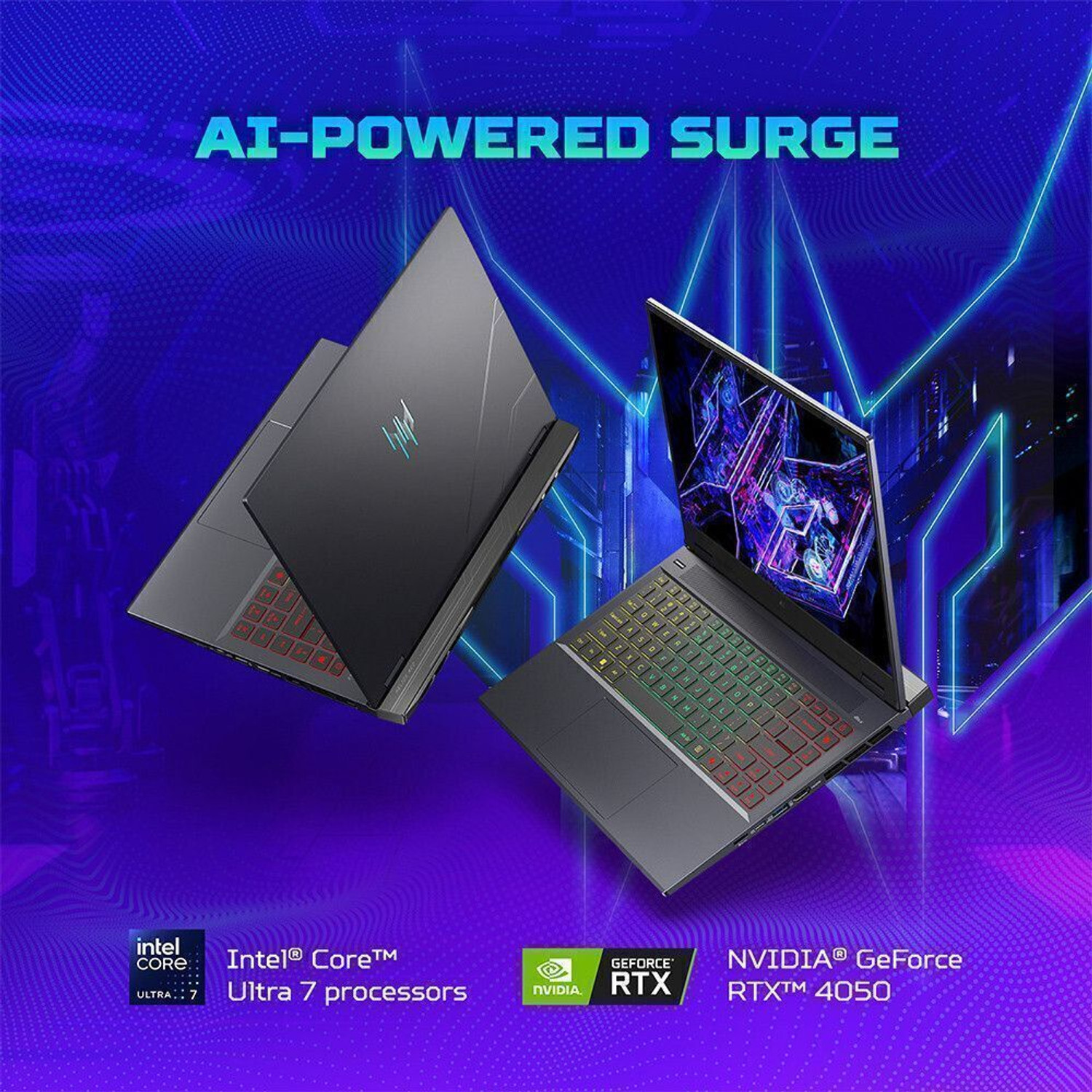 Image of Acer Predator Helios Neo 14 AI PC Intel Core Ultra 7 155H - (16 GB /1 TB SSD /Windows 11 Home /6 GB Graphics /NVIDIA GeForce RTX 4050) PHN14-51 Gaming Laptop