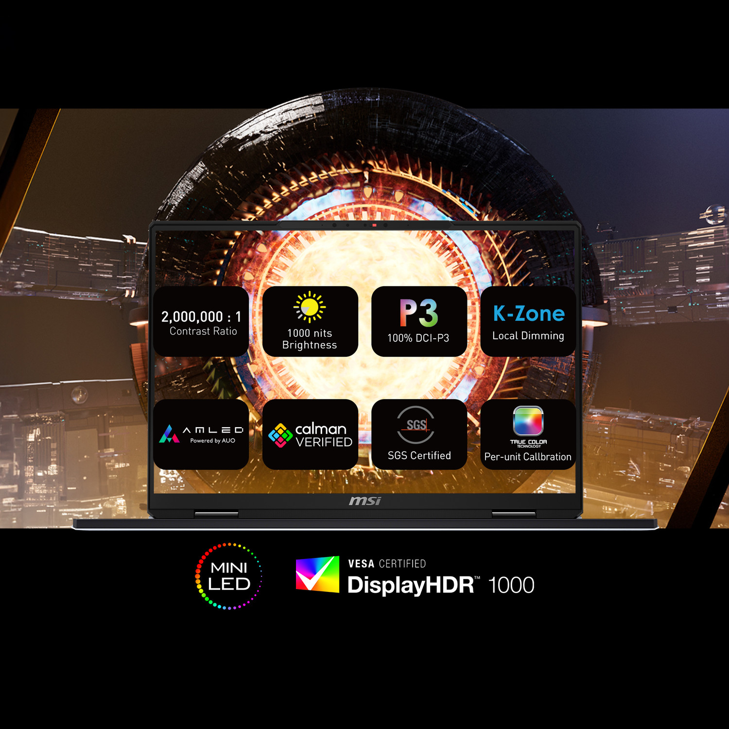 Image of MSI Titan 18 HX AI Intel Core Ultra 9 285HX - (64 GB /6 TB SSD /Windows 11 Home /24 GB Graphics /NVIDIA GeForce RTX 5090) Titan 18 HX AI A2XWJG-486IN Gaming Laptop