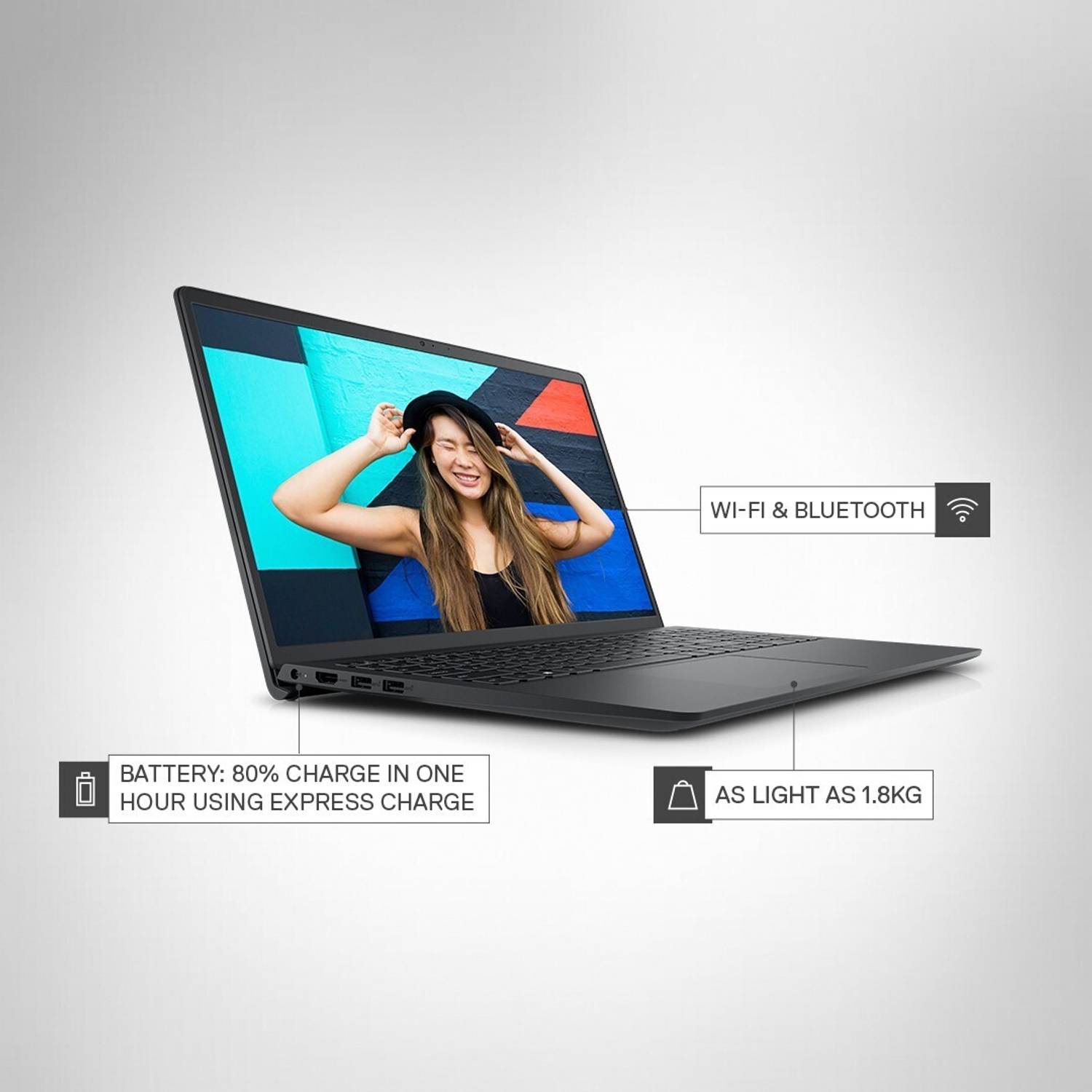 DELL Inspiron 3515 AMD Ryzen 3 Dual Core 3250U - (8 GB/256 GB SSD