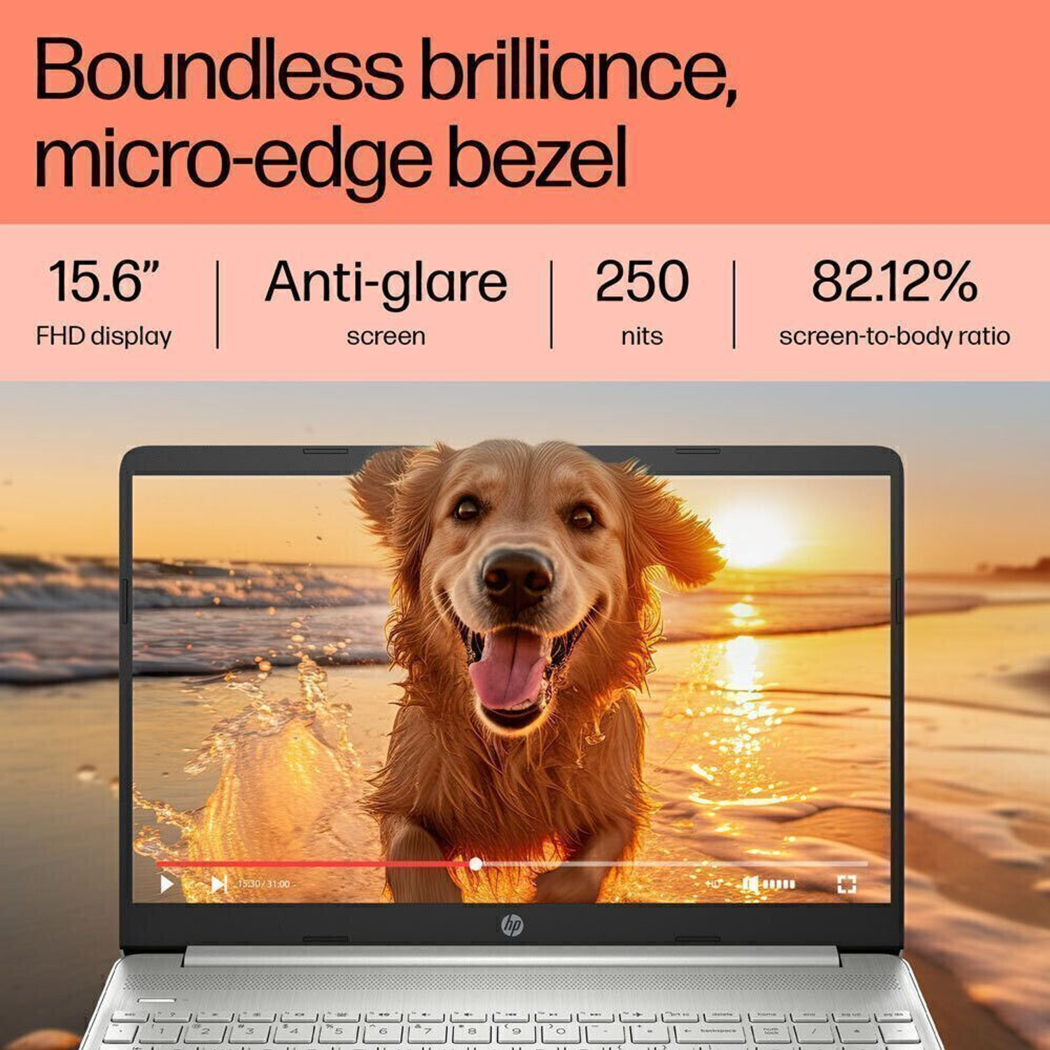 Image of HP 15s AMD Ryzen 3 Quad Core 5300U - (8 GB /512 GB SSD /Windows 11 Home) 15s-eq2143au Thin and Light Laptop