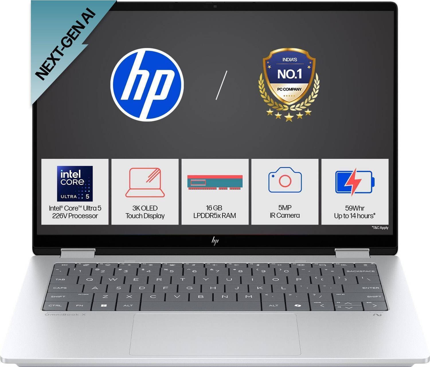 Core Intel MSO'2024, & Keyboard Backlit 5 OmniBook HP 16-af1008TU 5 OmniBook Elyn】HP 【Glof i5 Gen 13th Windowsノート本体