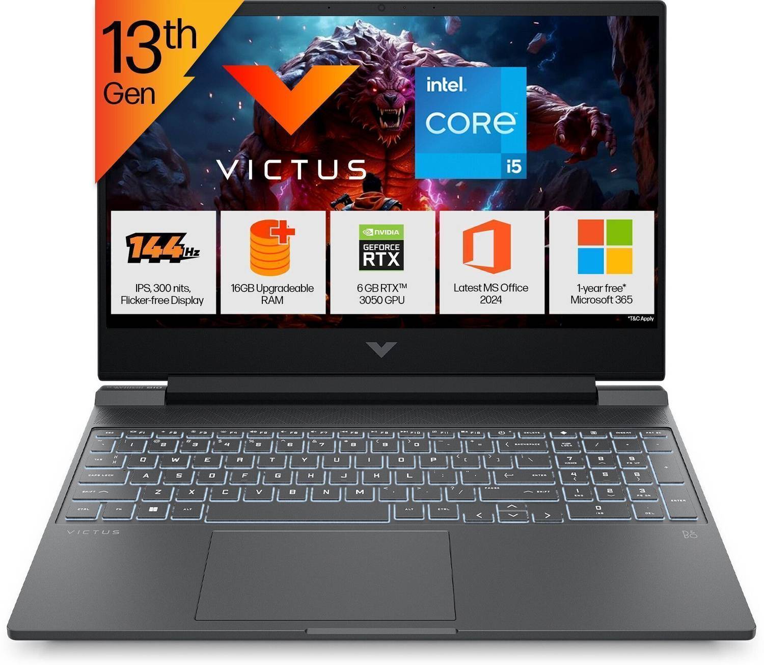HP Victus Intel Core i5 13th Gen 13420H - (16 GB/512 GB SSD/Windo