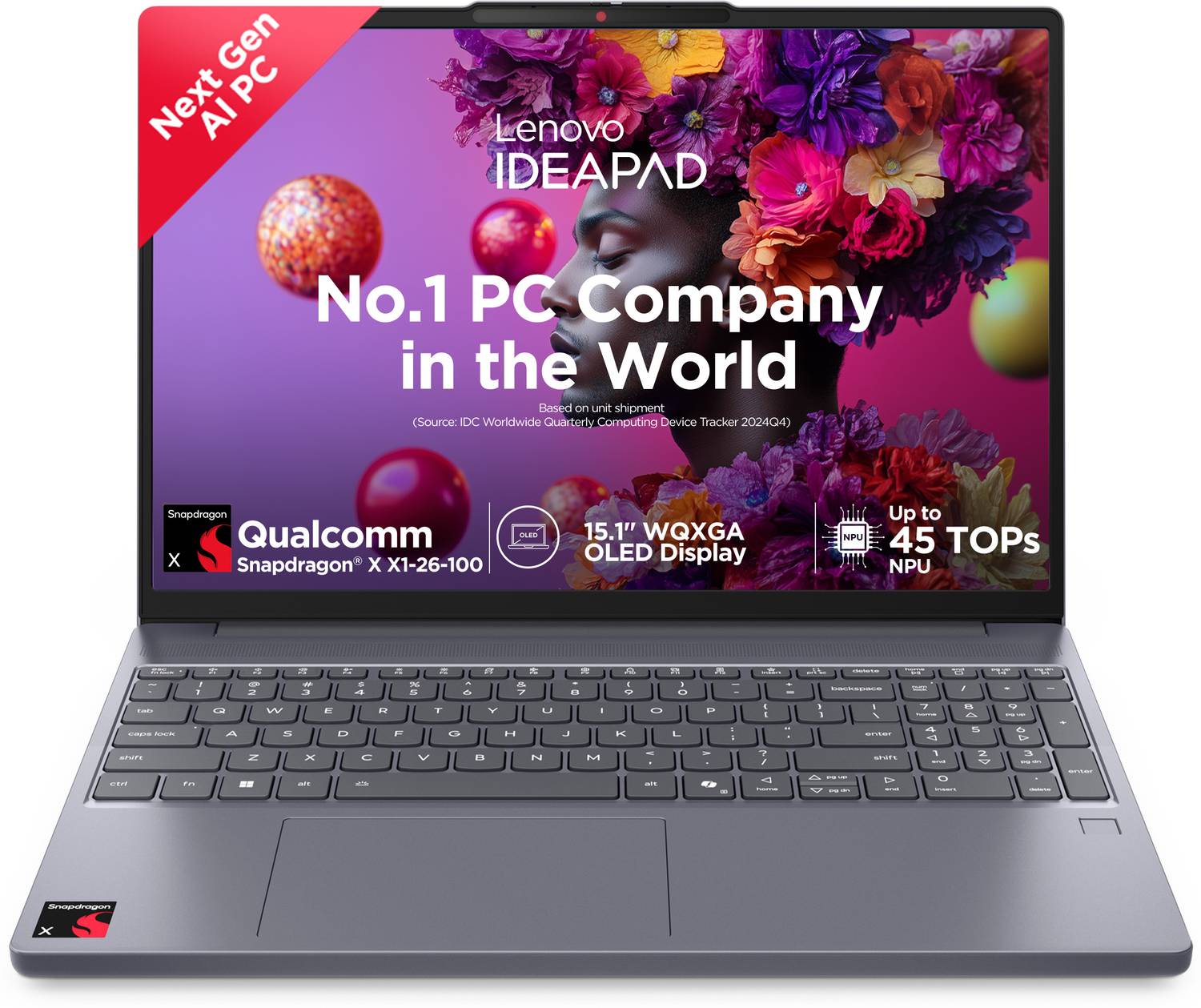 【ほぼ新品】Lenovo IdeaPad Slim 3 Lenovo Ideapad Slim 3 OLED with 1Yr ADP Snapdragon X - (16 GB/512