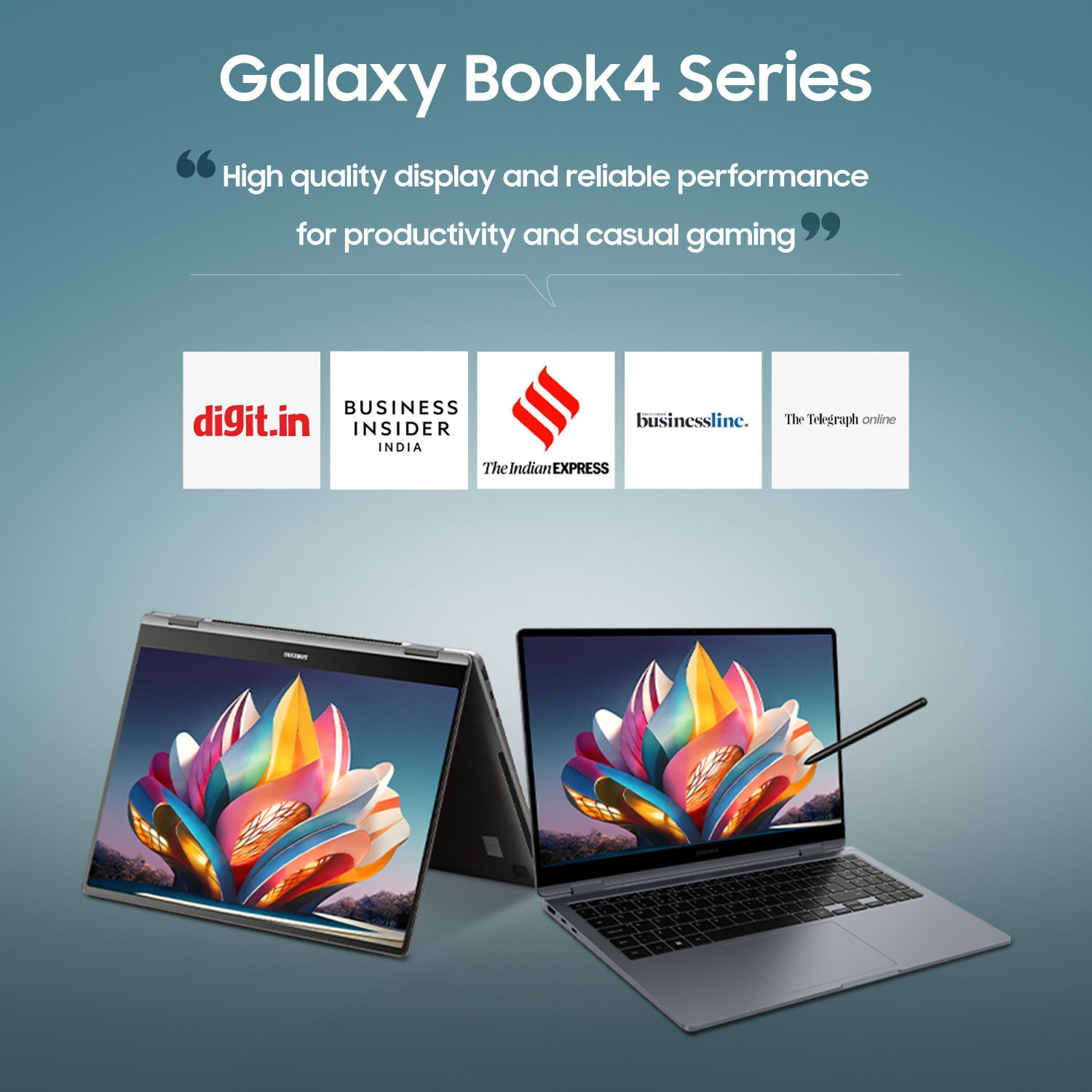 Image of Samsung Galaxy Book4 Pro 360 Evo AI PC Intel Core Ultra 7 155H - (16 GB /1 TB SSD /Windows 11 Home) NP960QGK-KG2IN / NP960QGK-LG2IN 2 in 1 Laptop
