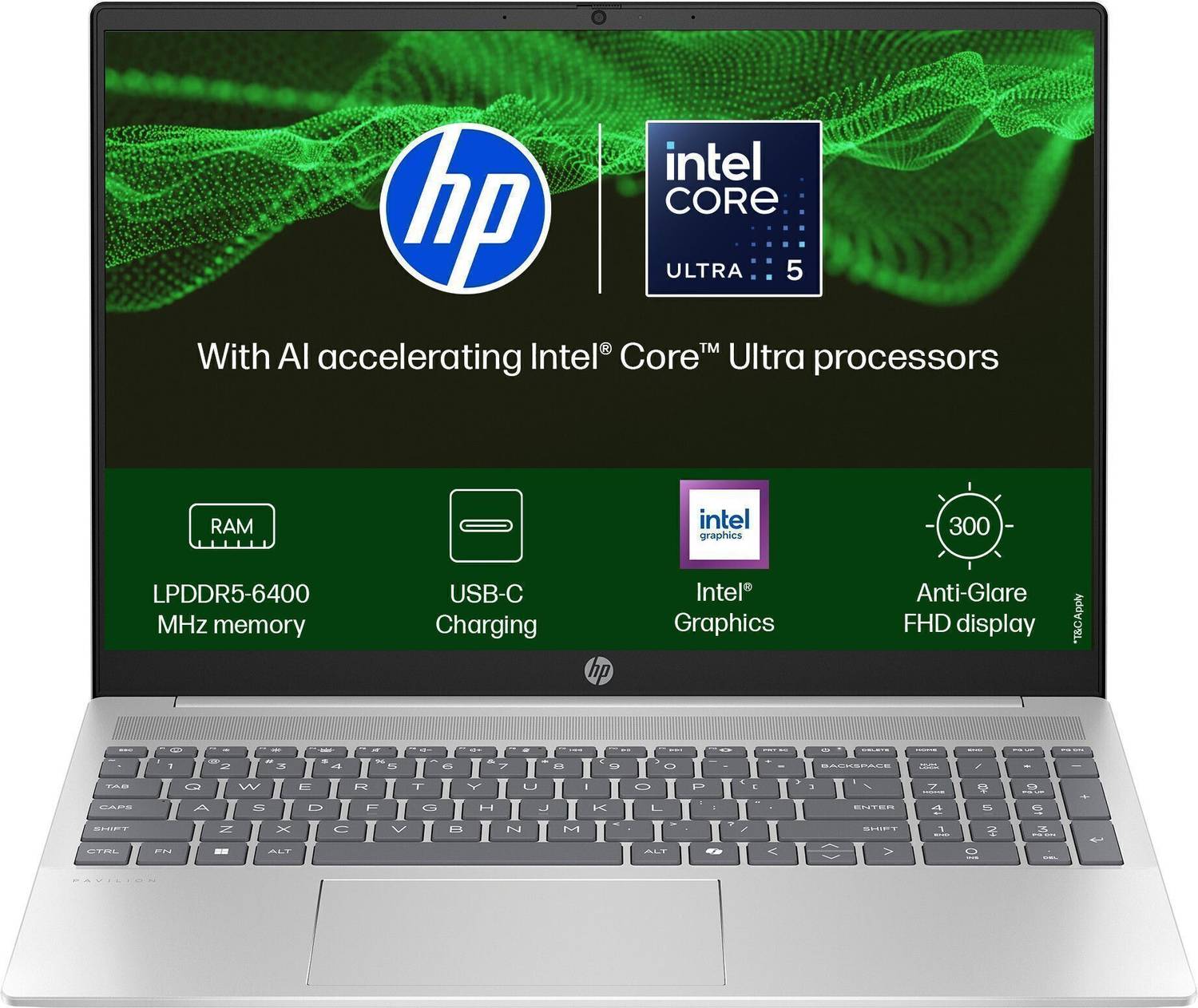 HP Pavilion AI PC Intel Core Ultra 5 125U - (16 GB/512 GB SSD/Windows 11 Home) 16-af0015TU Thin and Light Laptop (16 Inch, Natural Silver Aluminum, 2.52 Kg) deal from flipkart