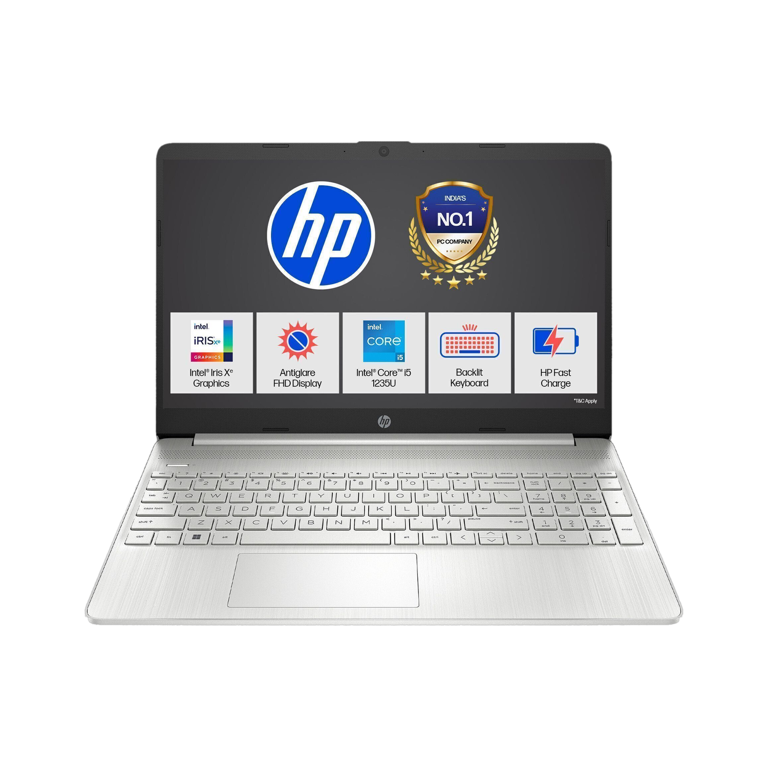 HP 15s Intel Core i5 12th Gen 1235U 16GB 512GB SSD - Image 1