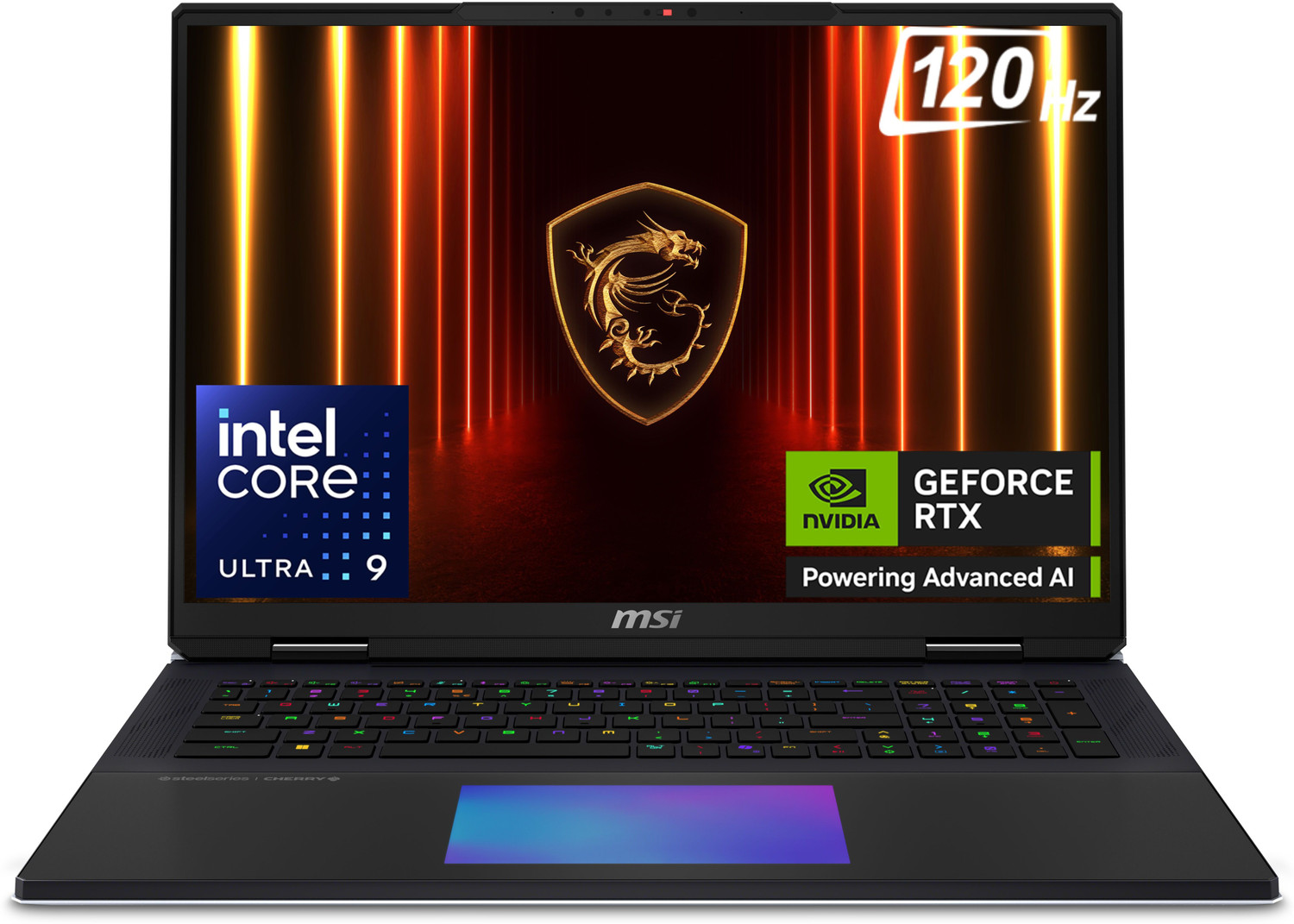 Image of MSI Titan 18 HX AI Intel Core Ultra 9 285HX - (64 GB /6 TB SSD /Windows 11 Home /24 GB Graphics /NVIDIA GeForce RTX 5090) Titan 18 HX AI A2XWJG-486IN Gaming Laptop