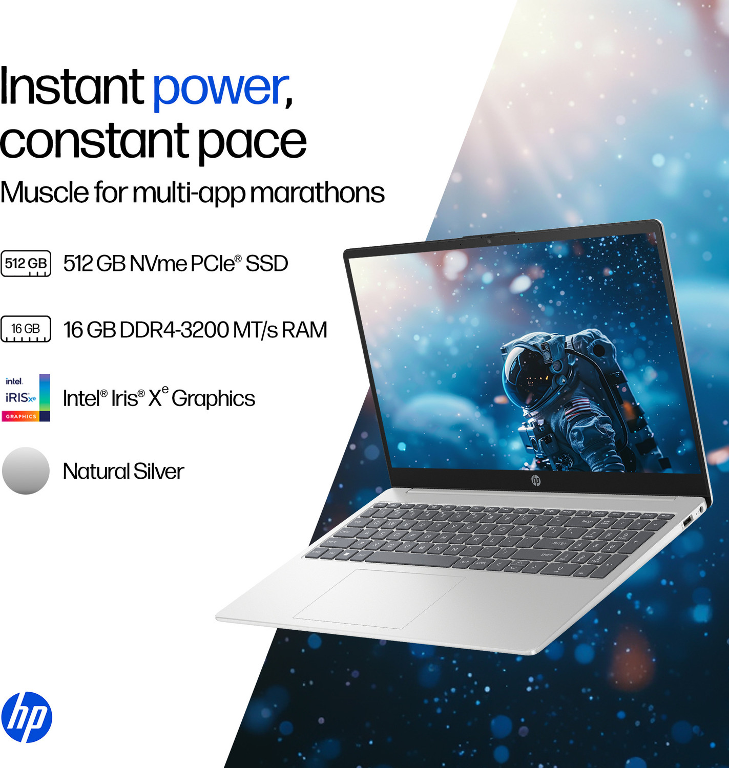 Image of HP Intel Core i7 13th Gen 13620H - (16 GB /512 GB SSD /Windows 11 Home) 15-fr0046TU Thin and Light Laptop