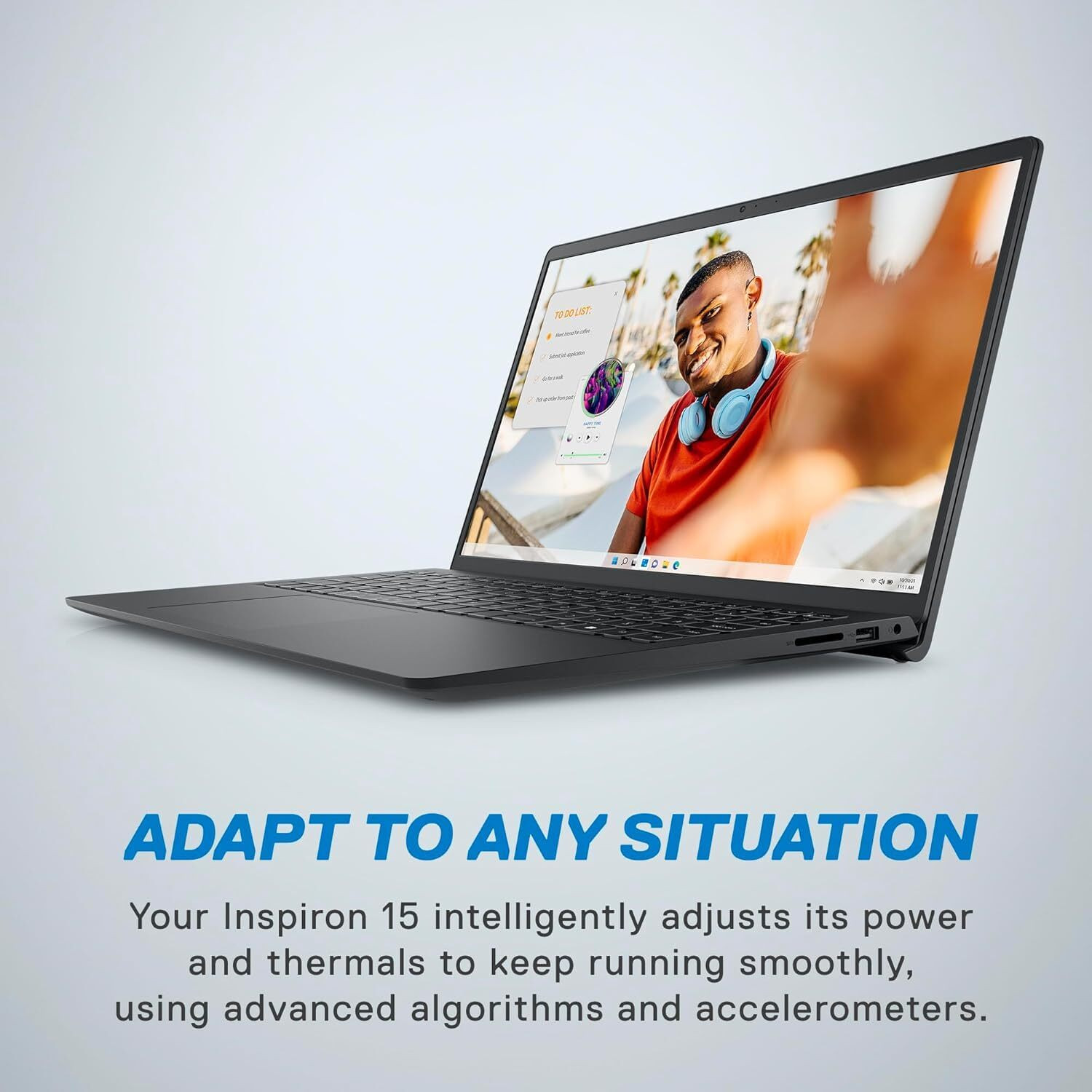 Image of DELL Inspiron 3535 AMD Ryzen 5 Quad Core 7520U - (8 GB /512 GB SSD /Windows 11 Home) Inspiron 3535 Thin and Light Laptop