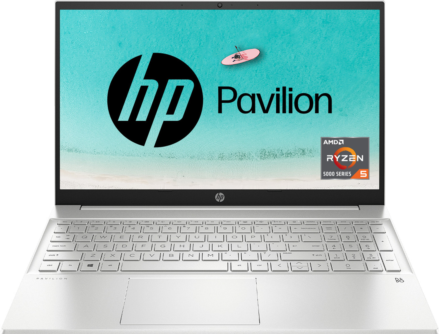 Image of HP Pavilion AMD Ryzen 5 Hexa Core 5625U - (16 GB /512 GB SSD /Windows 11 Home) 15-eh2024AU Thin and Light Laptop