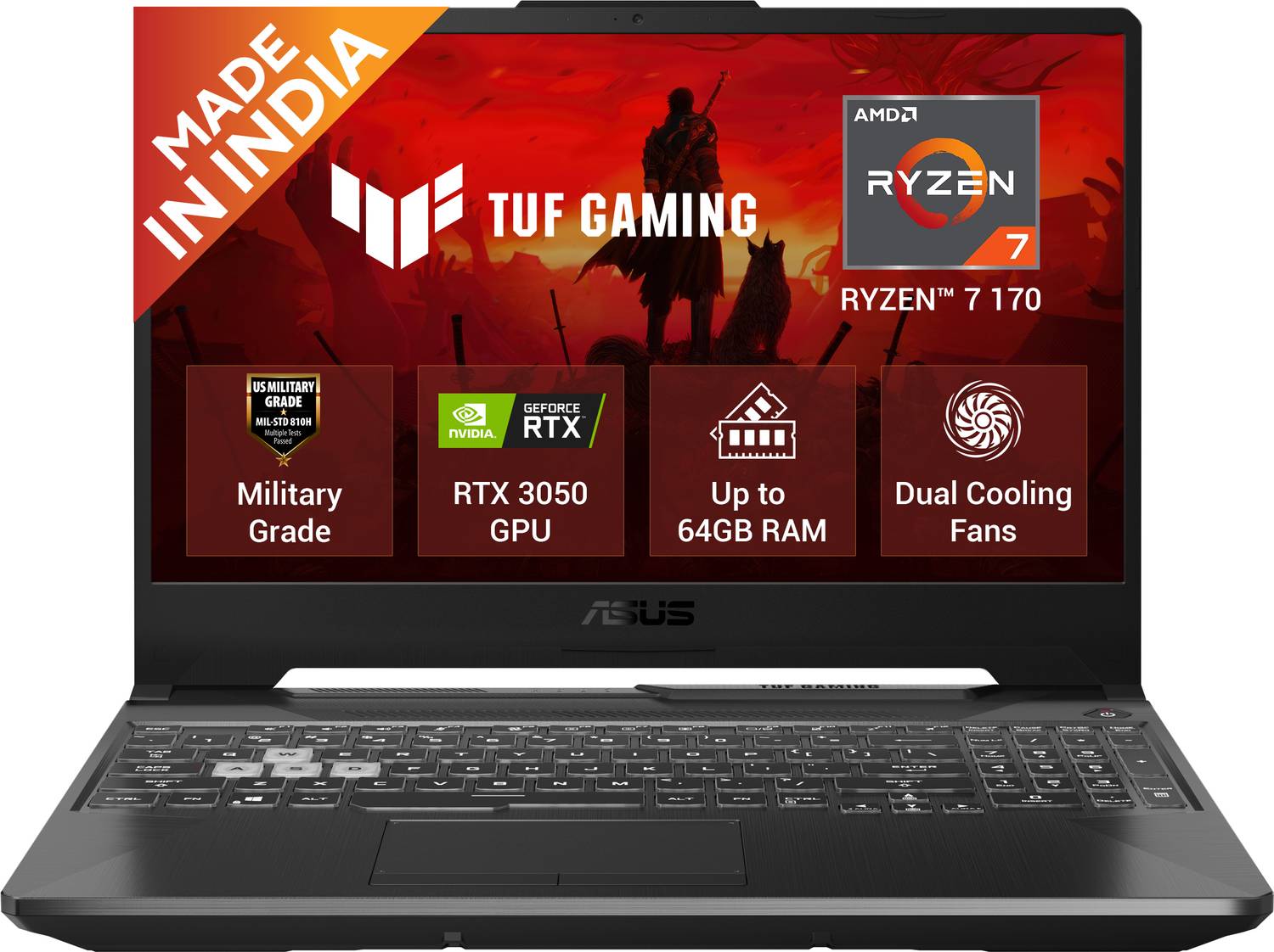 ASUS TUF Gaming A15 AMD Ryzen 7 170 - Image 1
