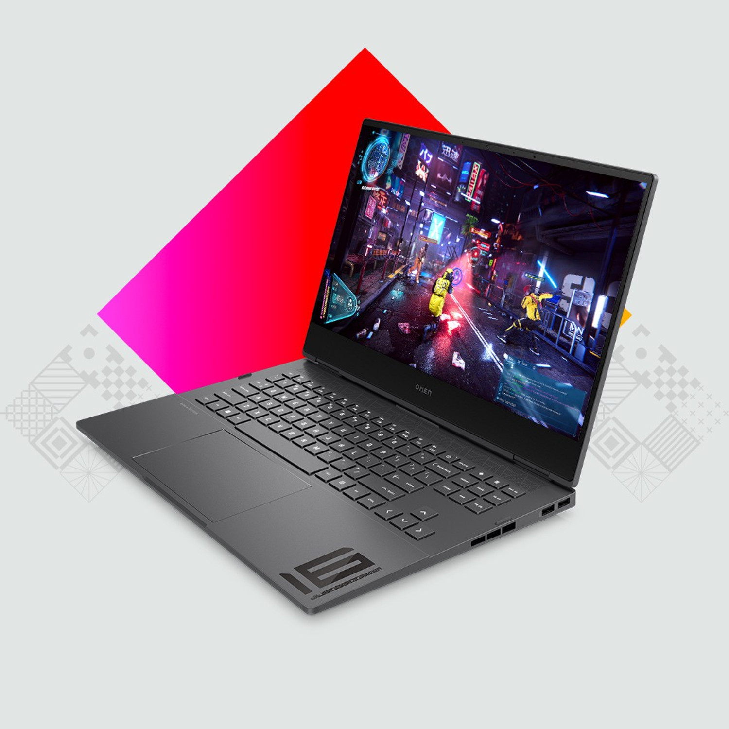 Image of HP Omen Ryzen 7 AMD Ryzen 7 Octa Core 6800H - (16 GB /512 GB SSD /Windows 11 Home /4 GB Graphics /NVIDIA GeForce RTX 3050 Ti) 16-n0049AX Gaming Laptop